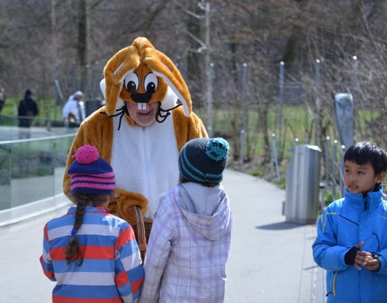 Der Osterhase im Tierpark
