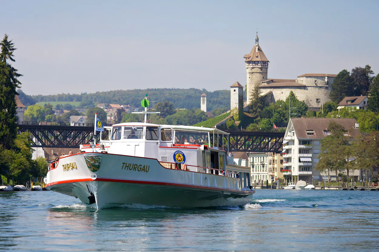 Frühstück auf dem Schiff (Strecke Schaffhausen -> Kreuzlingen)