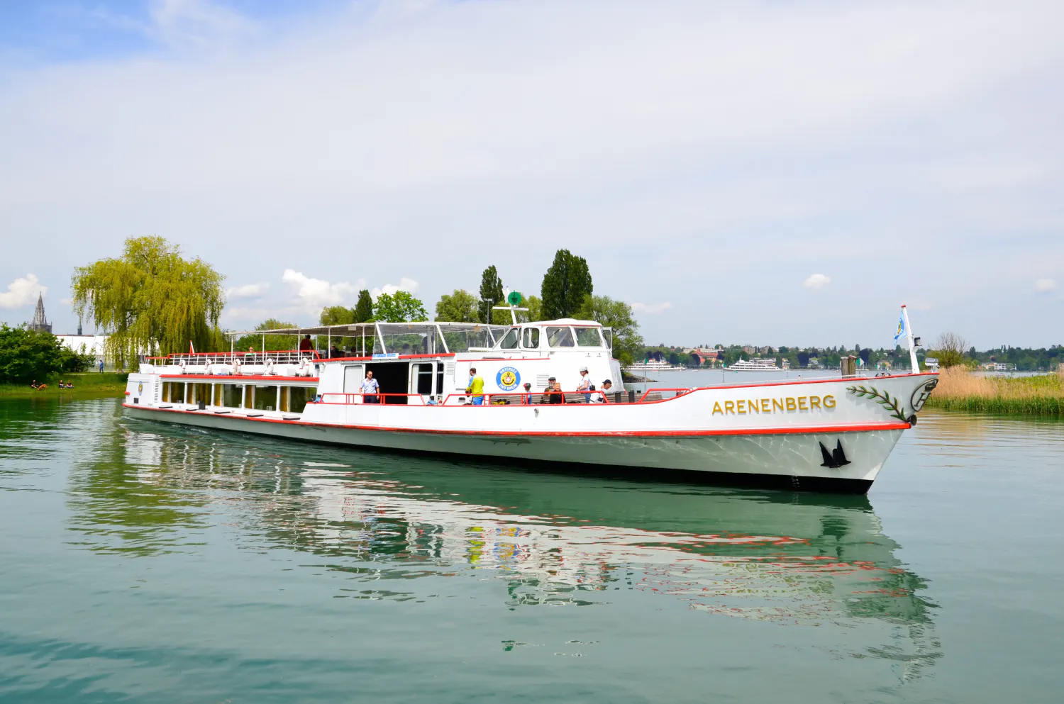 Frühstück auf dem Schiff (Strecke Kreuzlingen -> Schaffhausen)