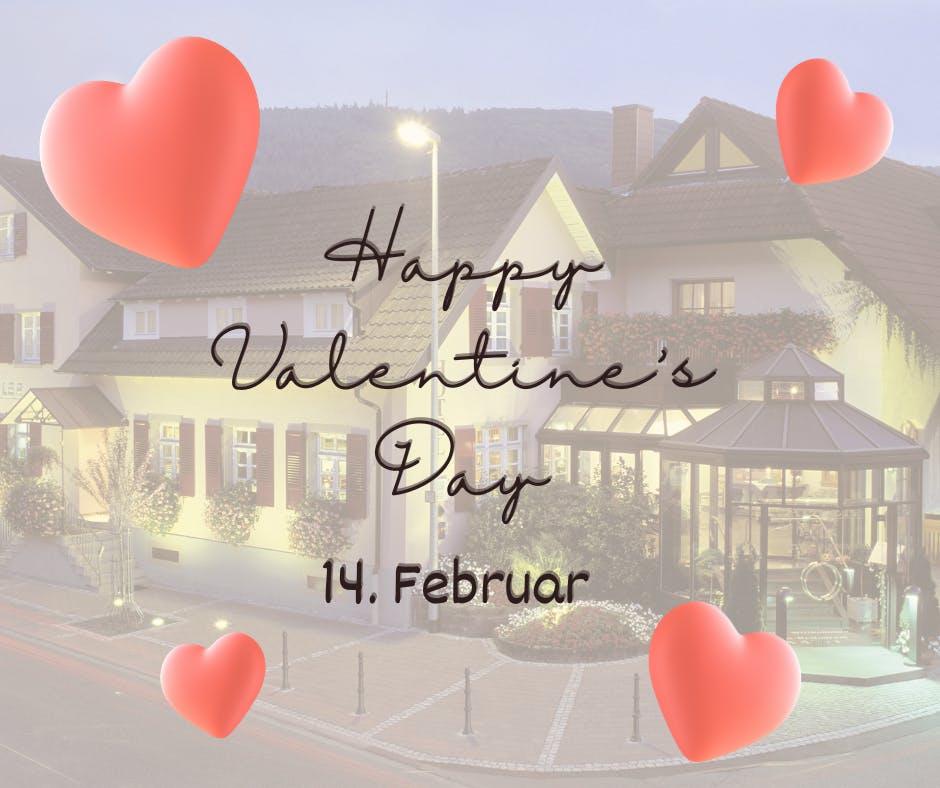 Valentins-Menü am 14. Februar