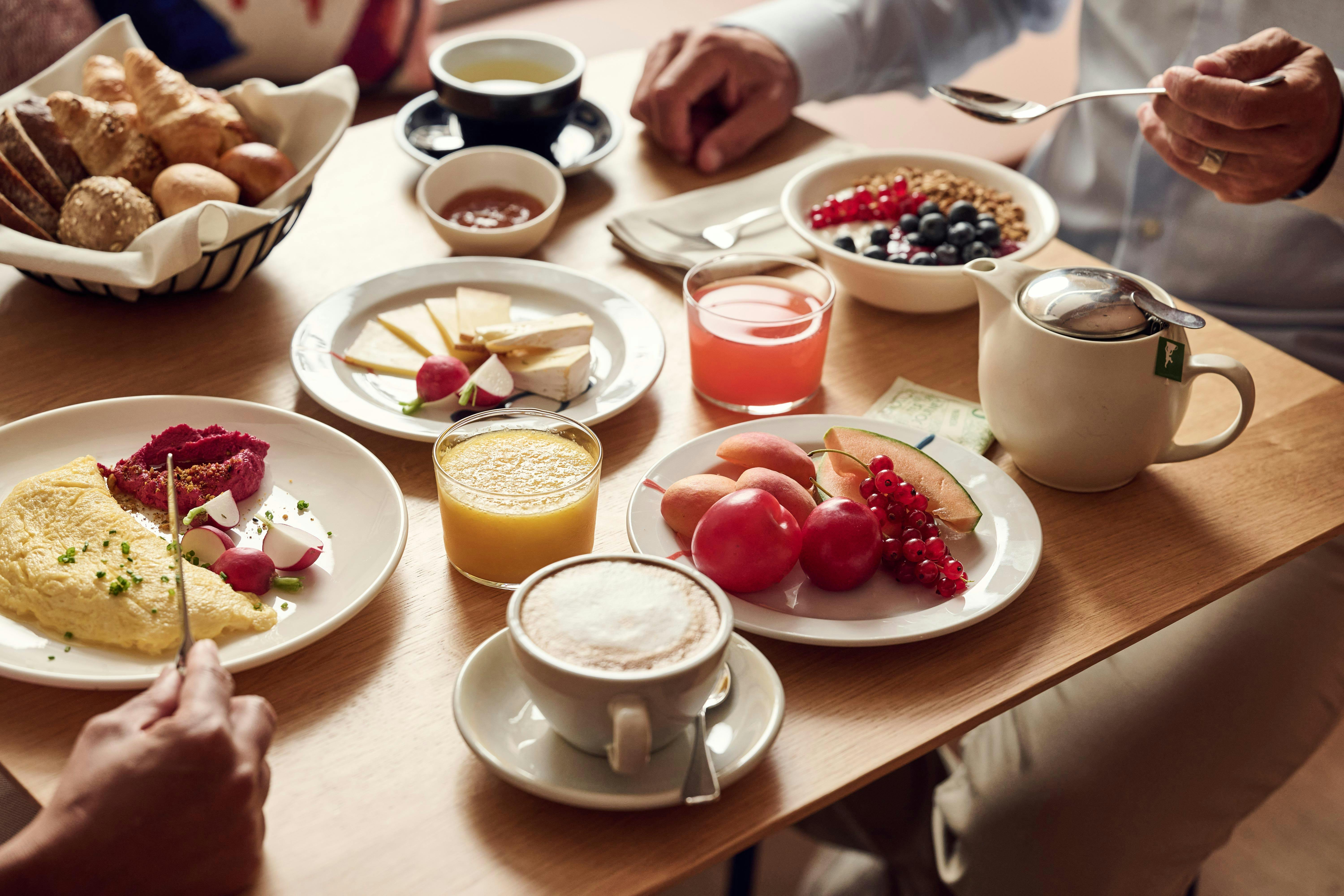 Frühstück im Tamina