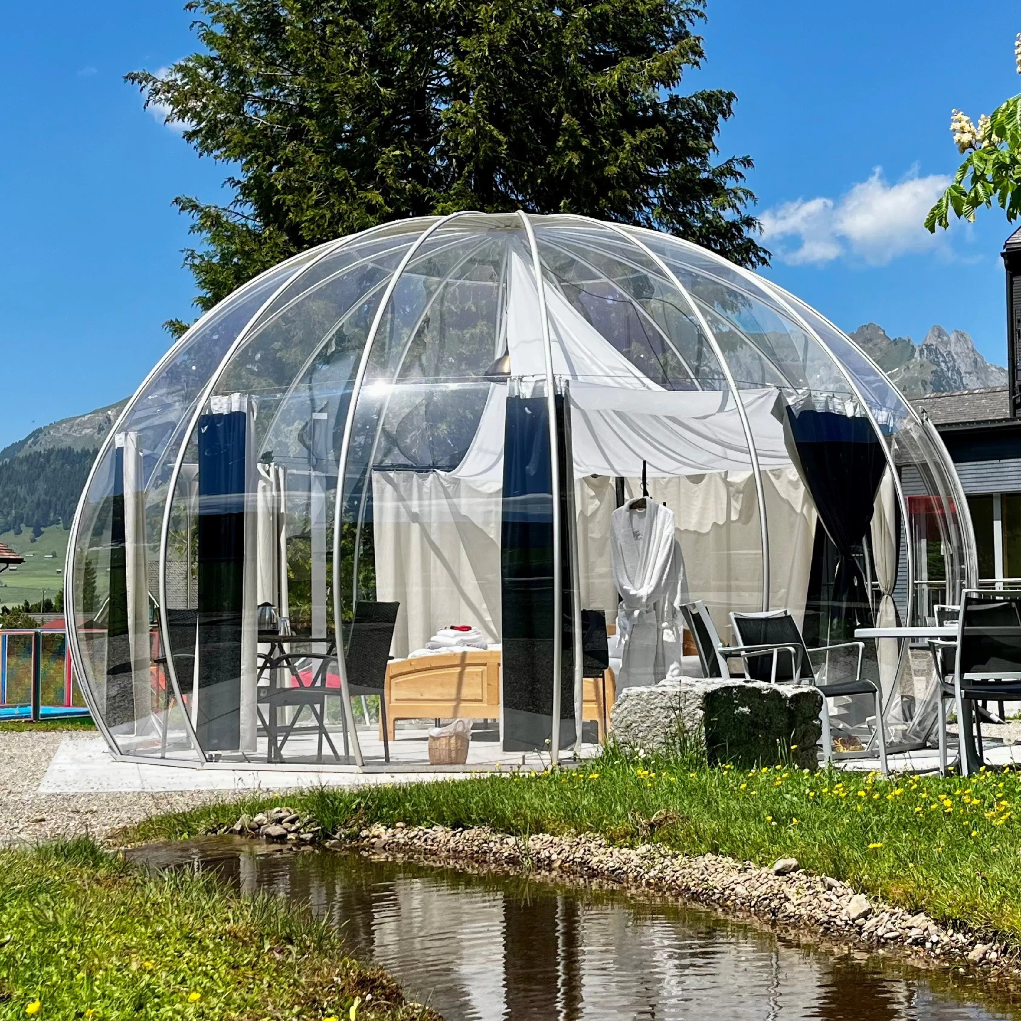 Übernachtung im&nbsp;Bubble