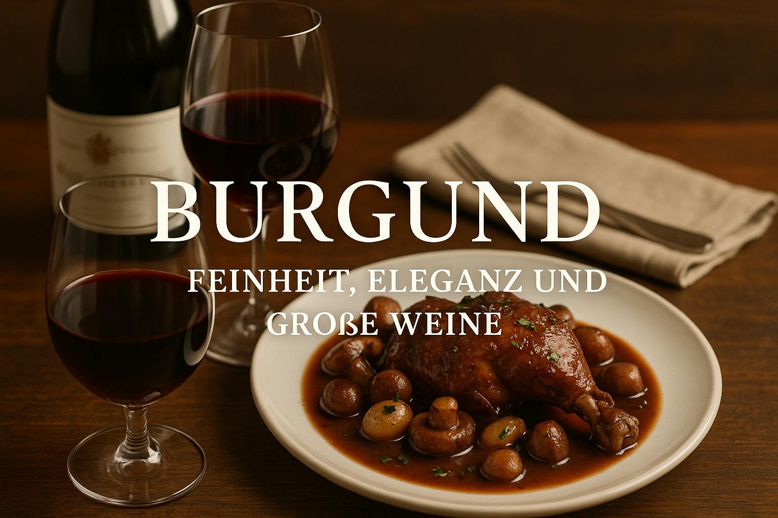 BURGUND-Der Premium-Kochkurs mit PREMIUM-Weinen!