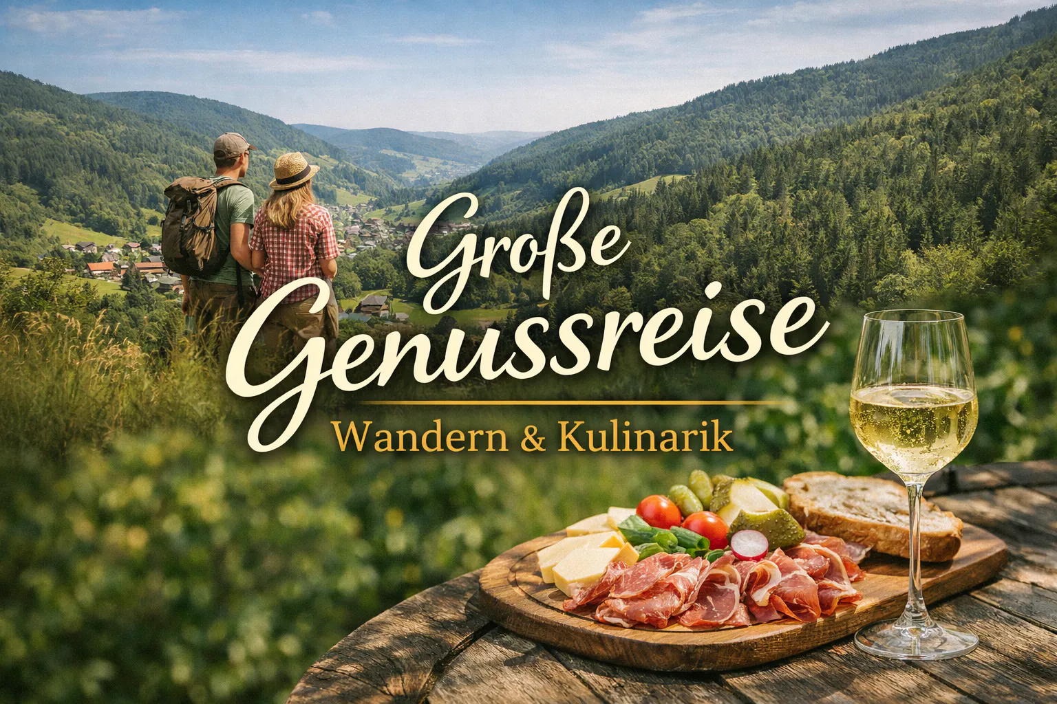 Große Genussreise - Wandern und Kulinarik für 2 Personen