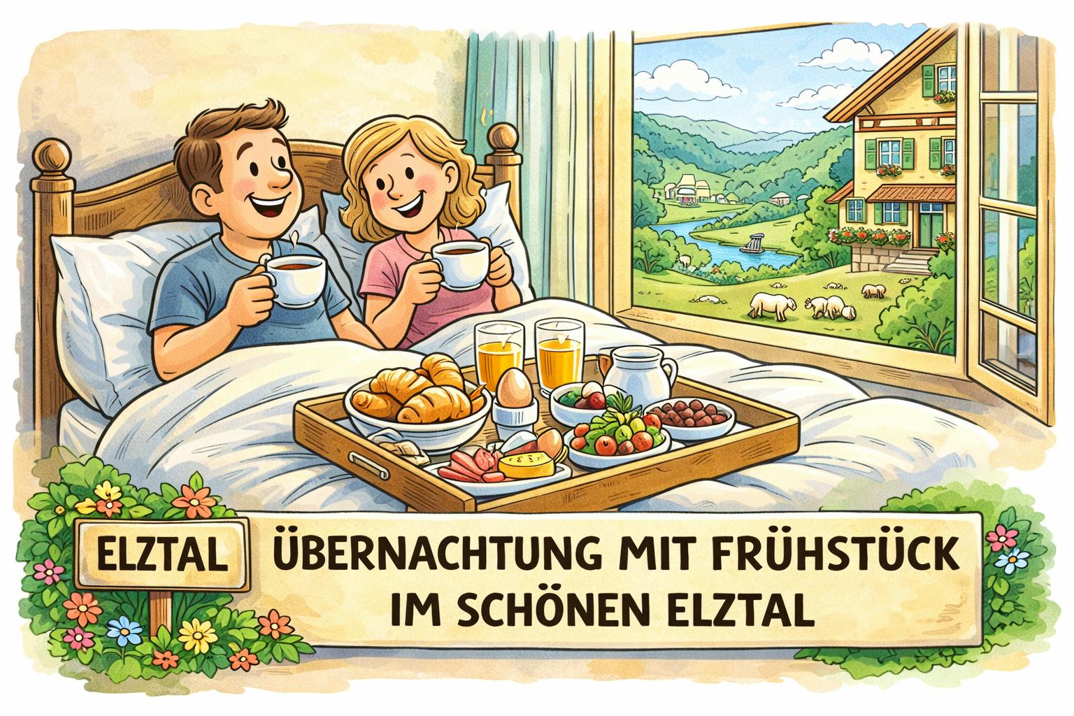 Übernachtung mit Frühstück im schönen Elztal