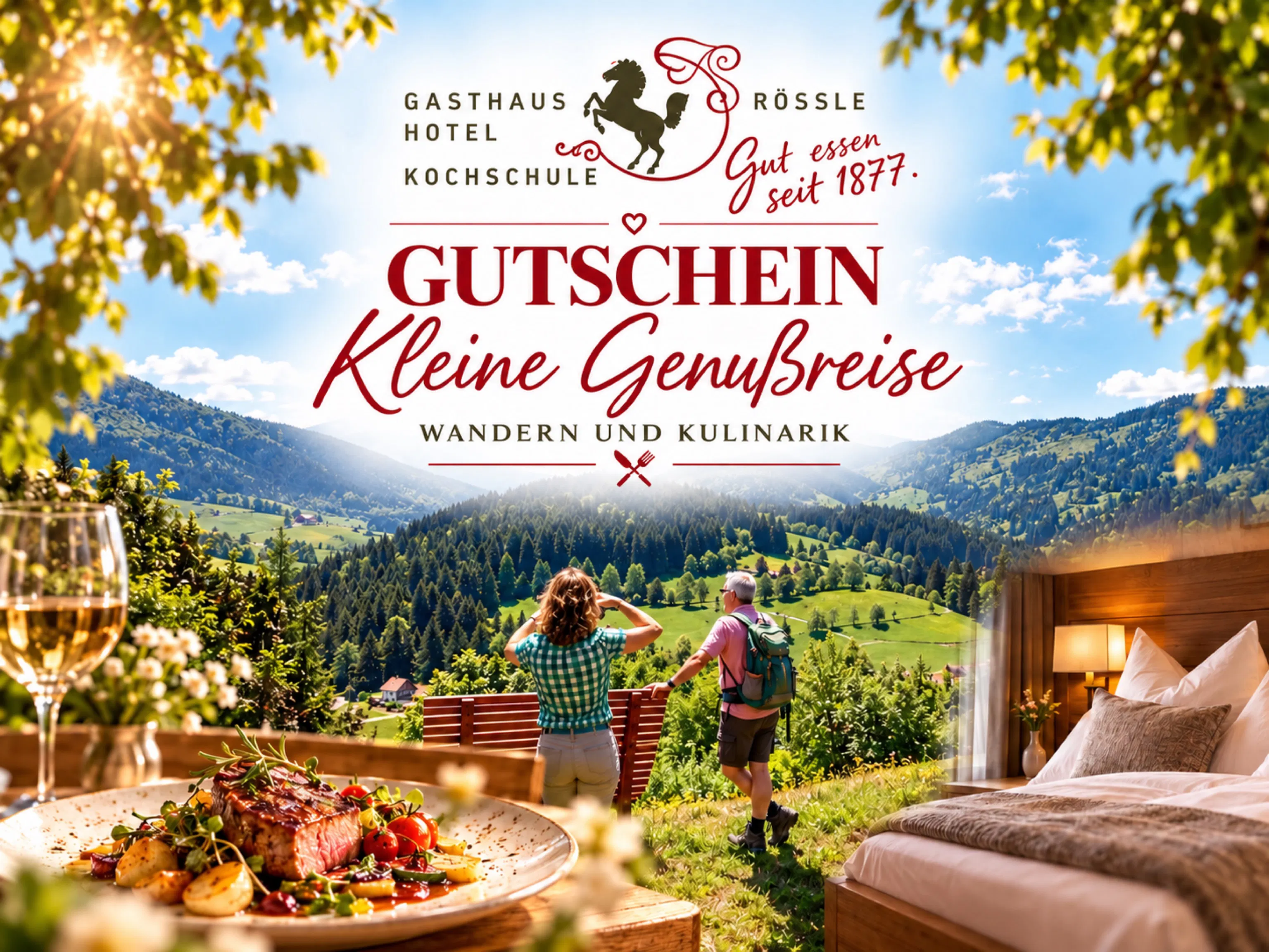 Kleine Genussreise - Feinschmeckertour & Übernachtung für 2 Personen