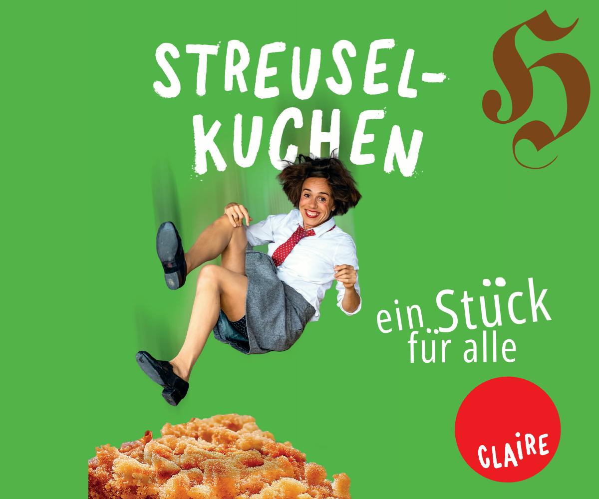 Judith Bach mit "STREUSELKUCHEN – ein Stück für alle"