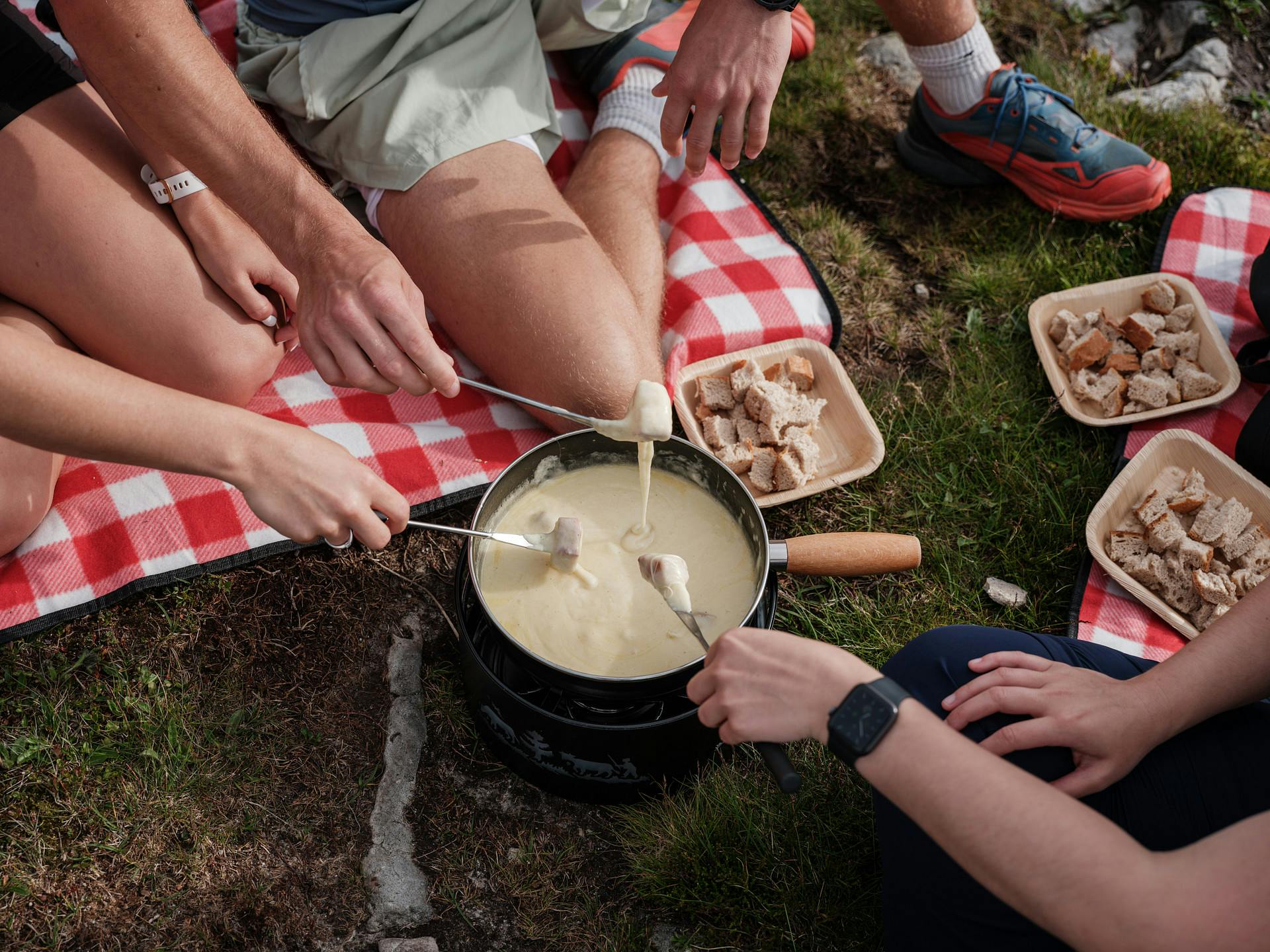 Fondue-Rucksack inkl. Bahnfahrt ab Beatenbucht