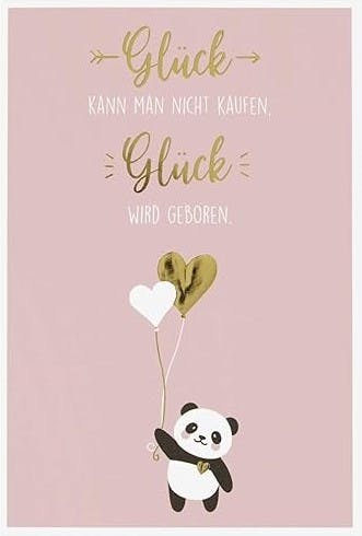 Karte - zur Geburt