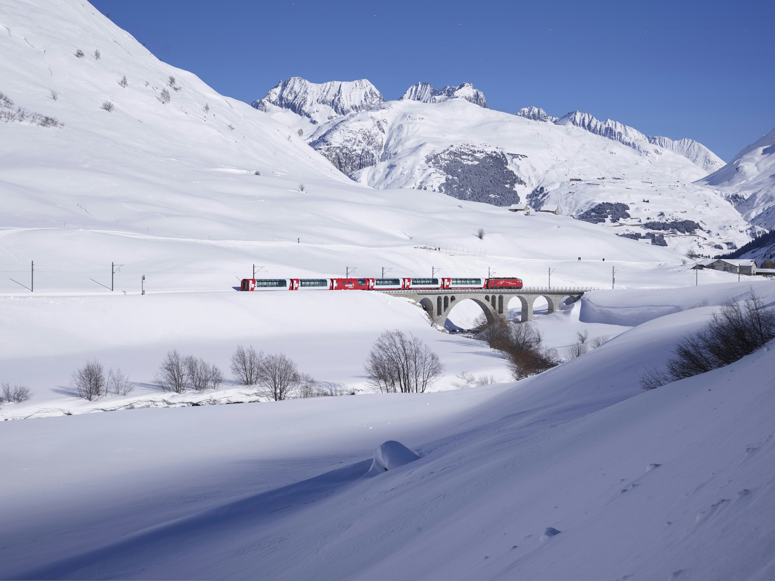 Glacier Express voyage court<br>2 jours / 1 nuit<br>dès CHF 775.- pour 2 personnes