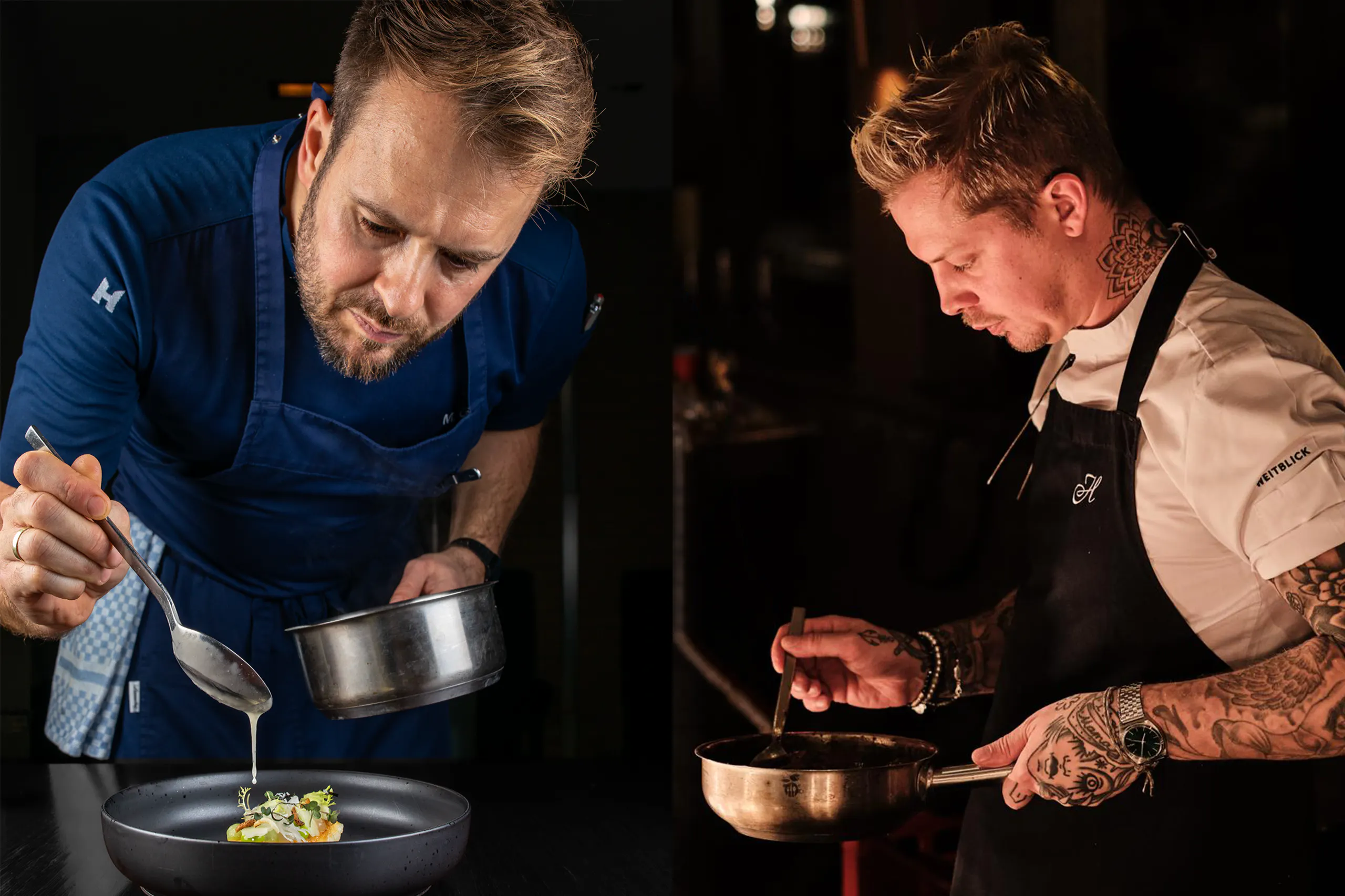 FOUR-HANDS DINNER | SECHS GÄNGE, ZWEI HANDSCHRIFTEN