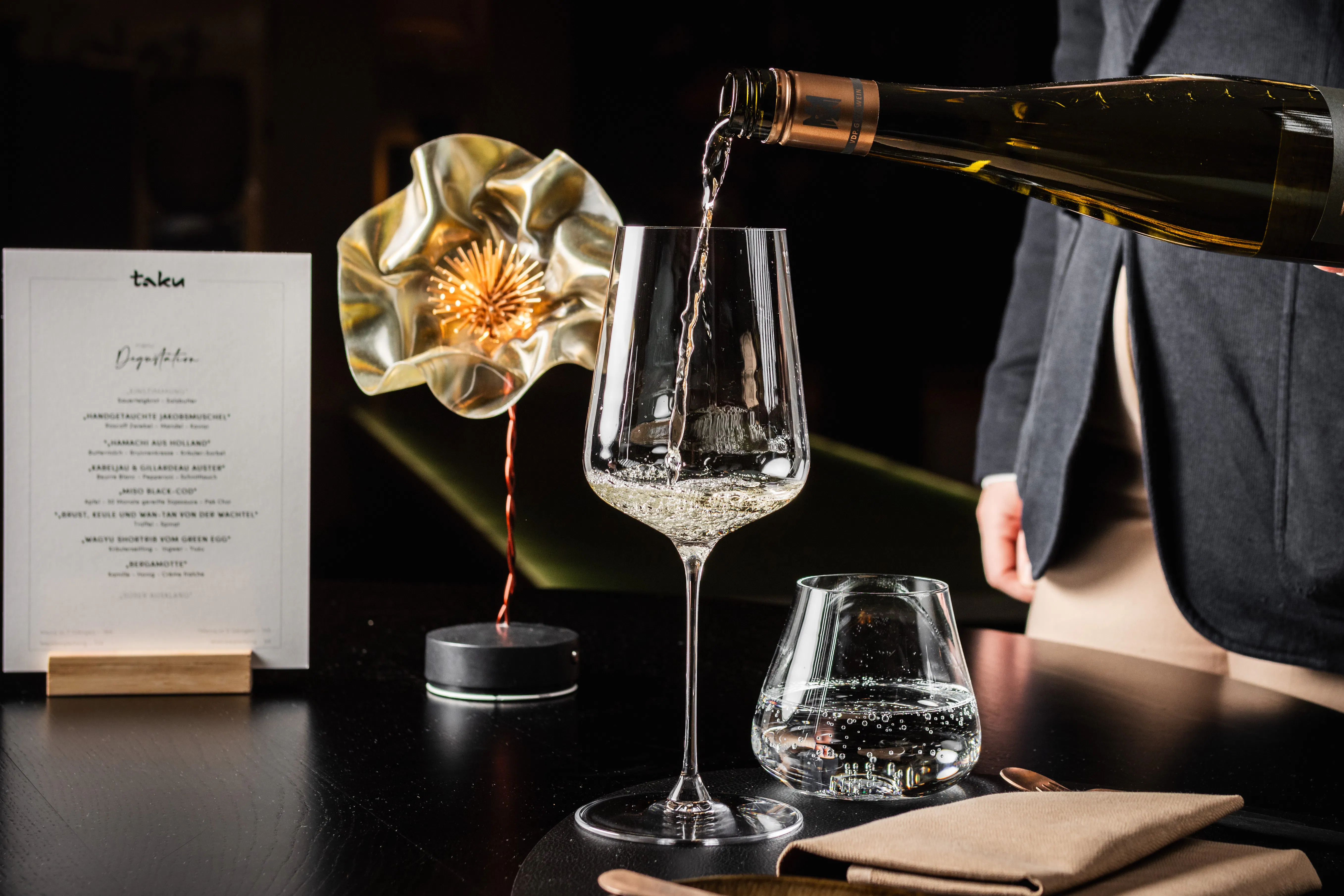 taku Winzer Dinner mit Weingut Lackner Tinnacher