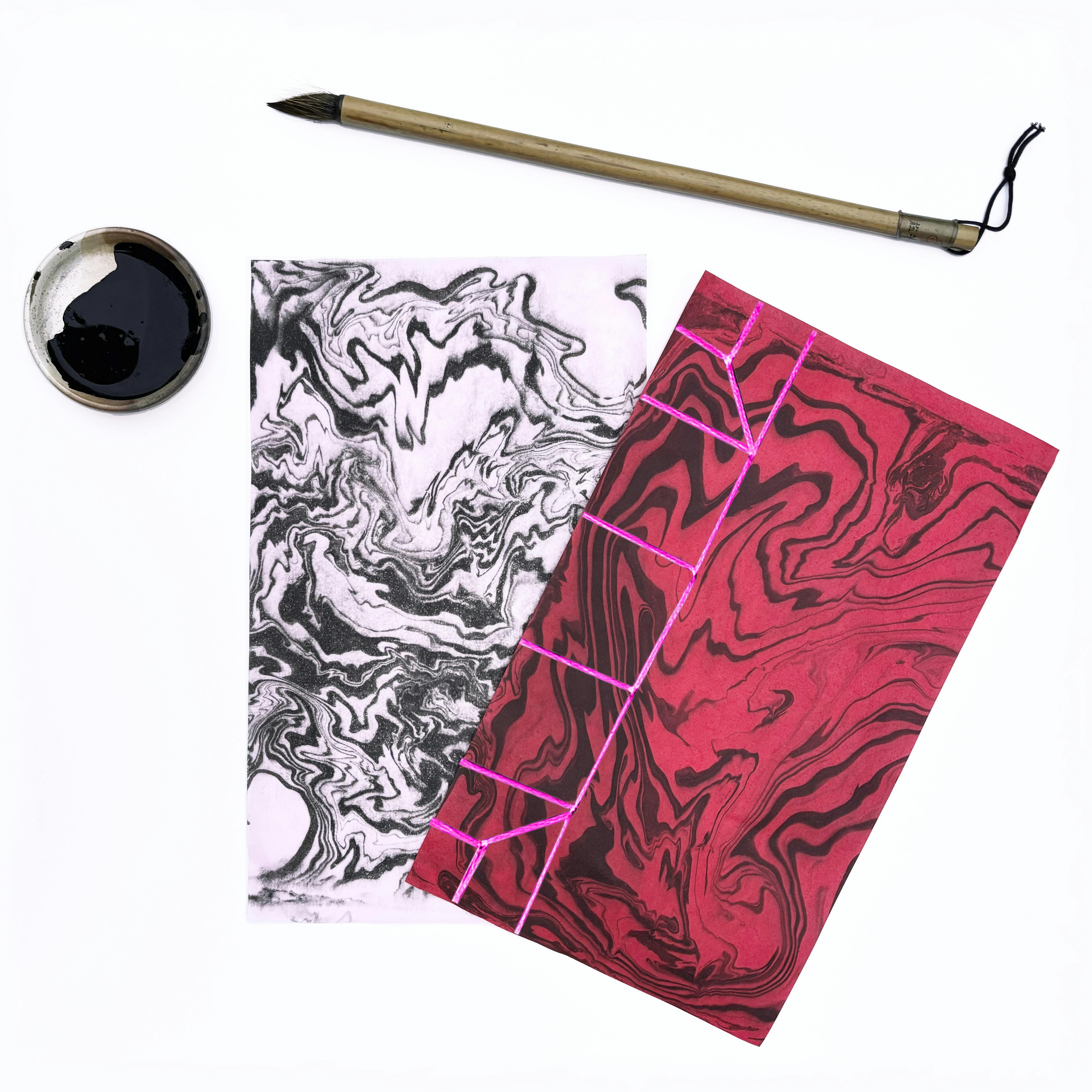 Workshop: «Suminagashi & Fukurotoji – japanische Marmorier- und Buchbindetechnik»