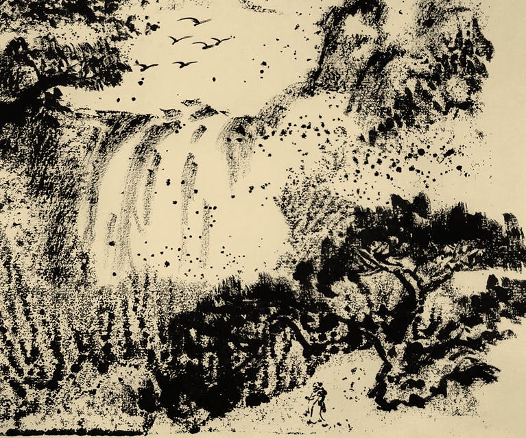 Gestalterischer Workshop: «Die Vielfalt der Tusche – Sehnsucht Natur»