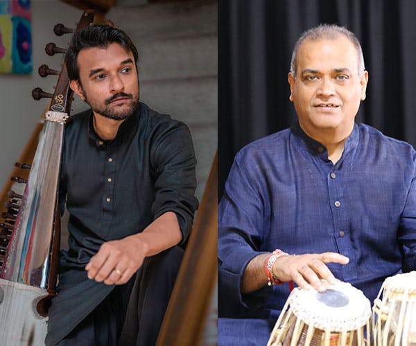 Musik aus Indien mit Abhishek Borkar (Sarod) und Pt. Rajkumar Misra (Tabla)