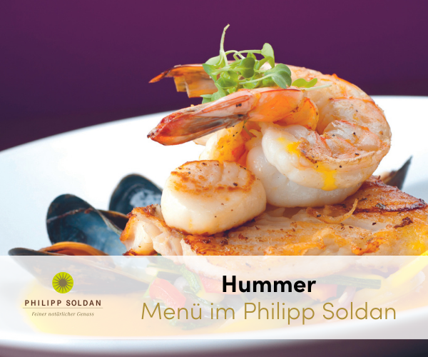 Hummer Menü im Philipp Soldan