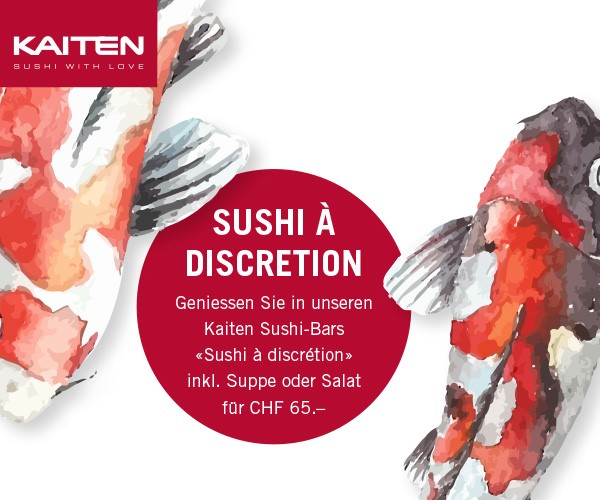 Sushi à discrétion - Zug 20.00 Uhr