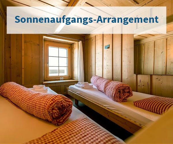 Zweibettzimmer mit WC/Dusche auf der Etage