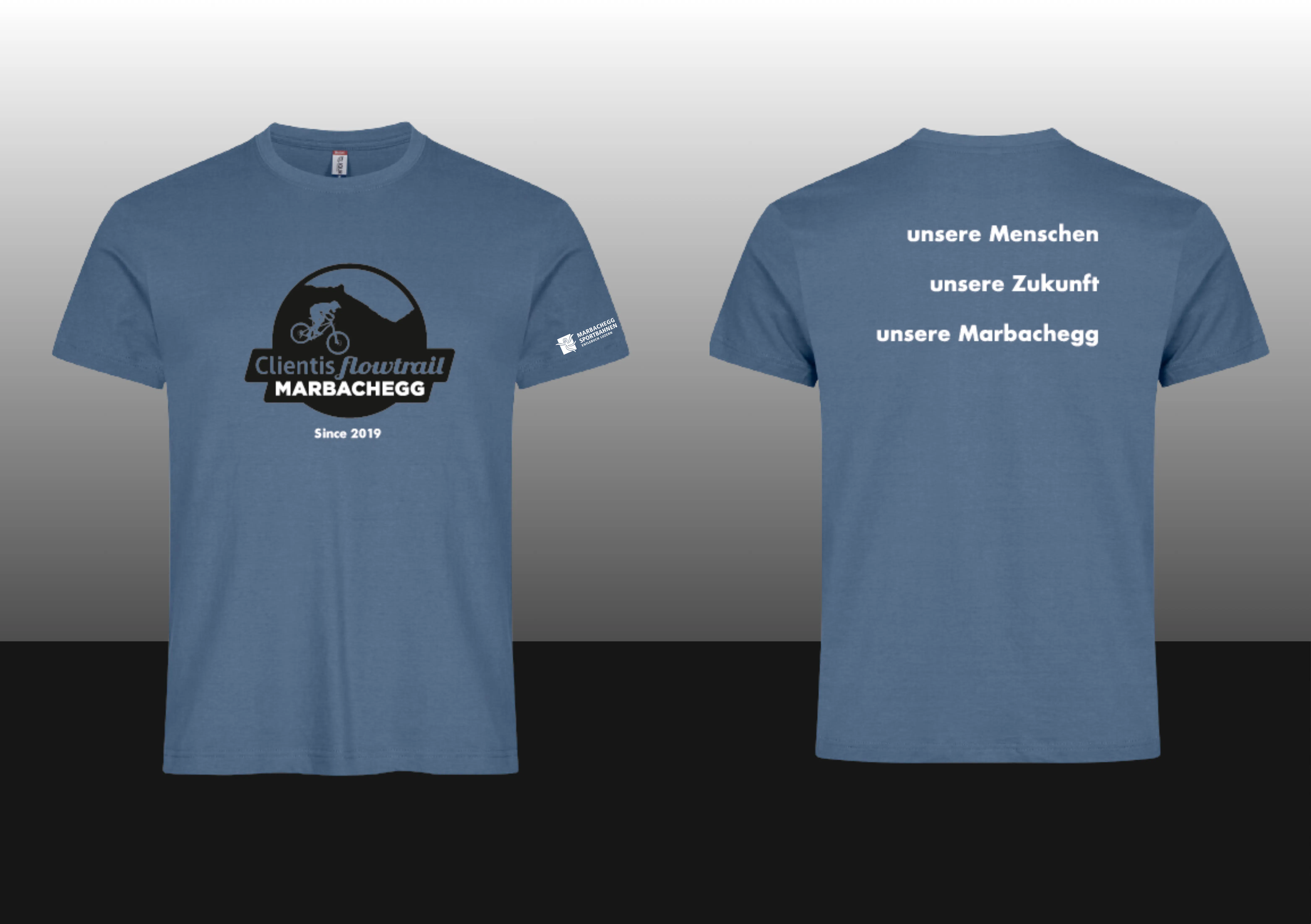 Clients Flowtrail T-Shirt blau