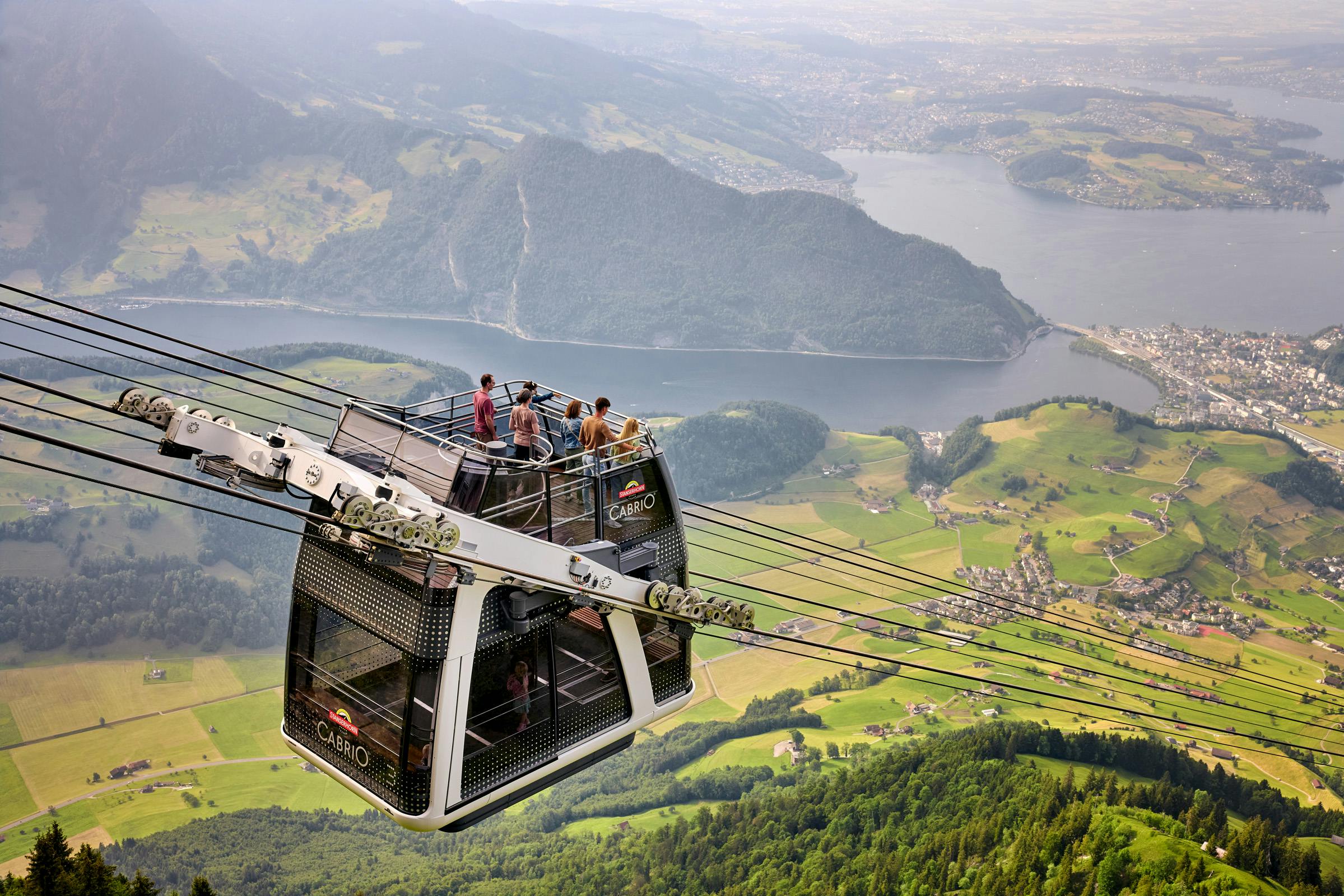Excursion au Stanserhorn, y compris la réservation de l’heure de dépar