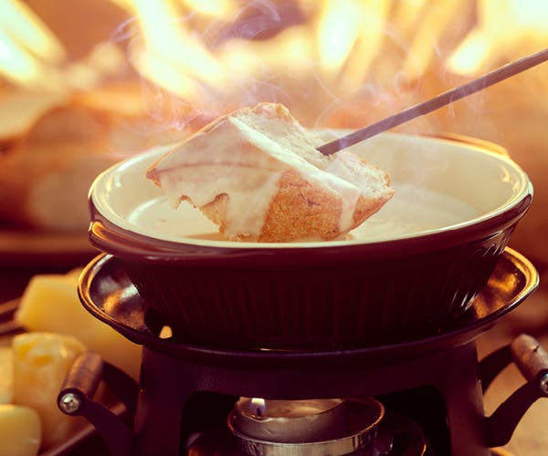 Fondueabend: Käsefondue