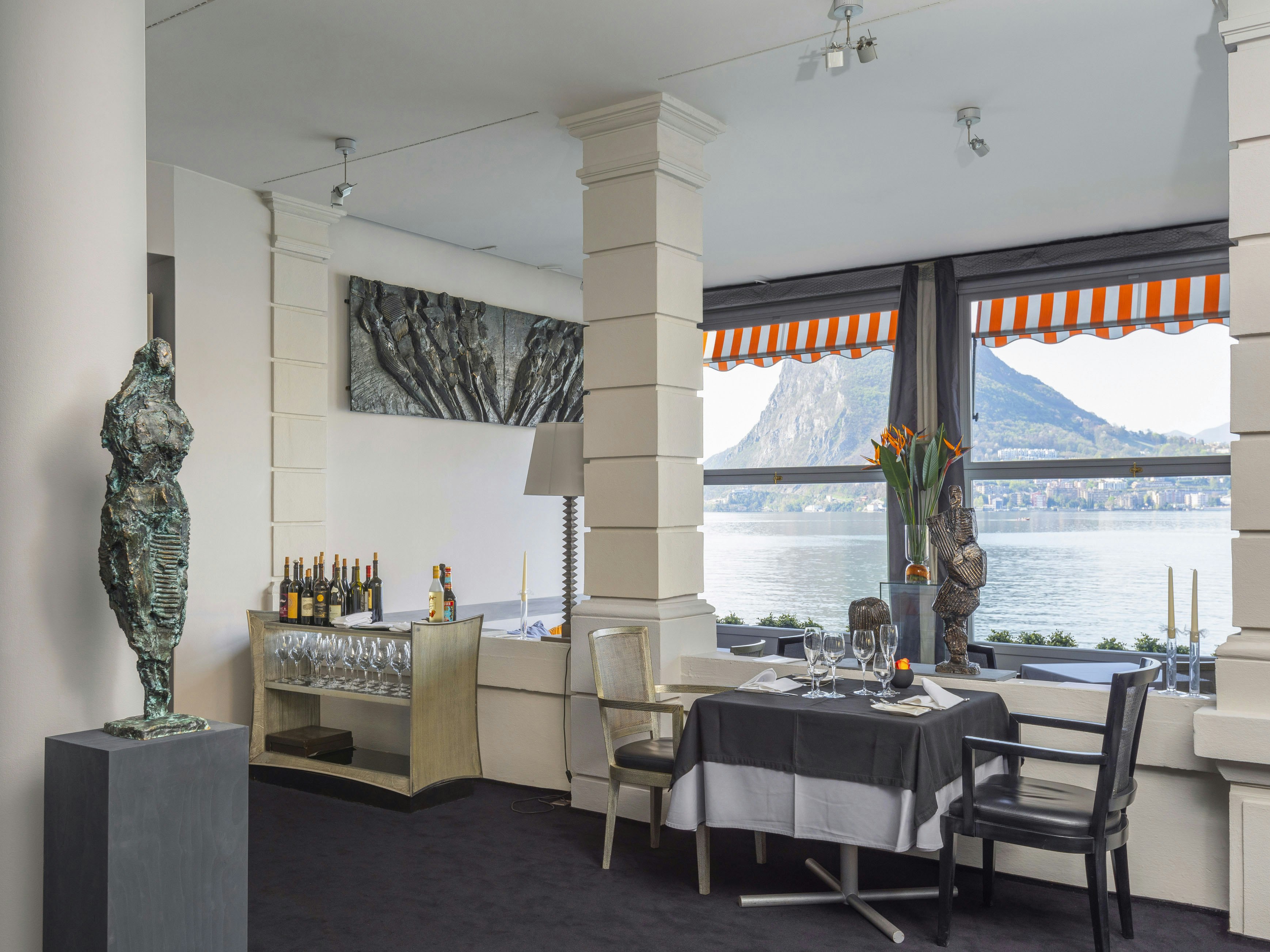 Degustationsmen&uuml; im <br>
Restaurant Galerie Art&eacute; al Lago