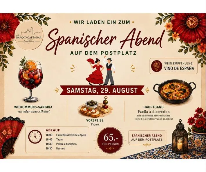 Spanischer Abend auf dem Postplatz 29.August