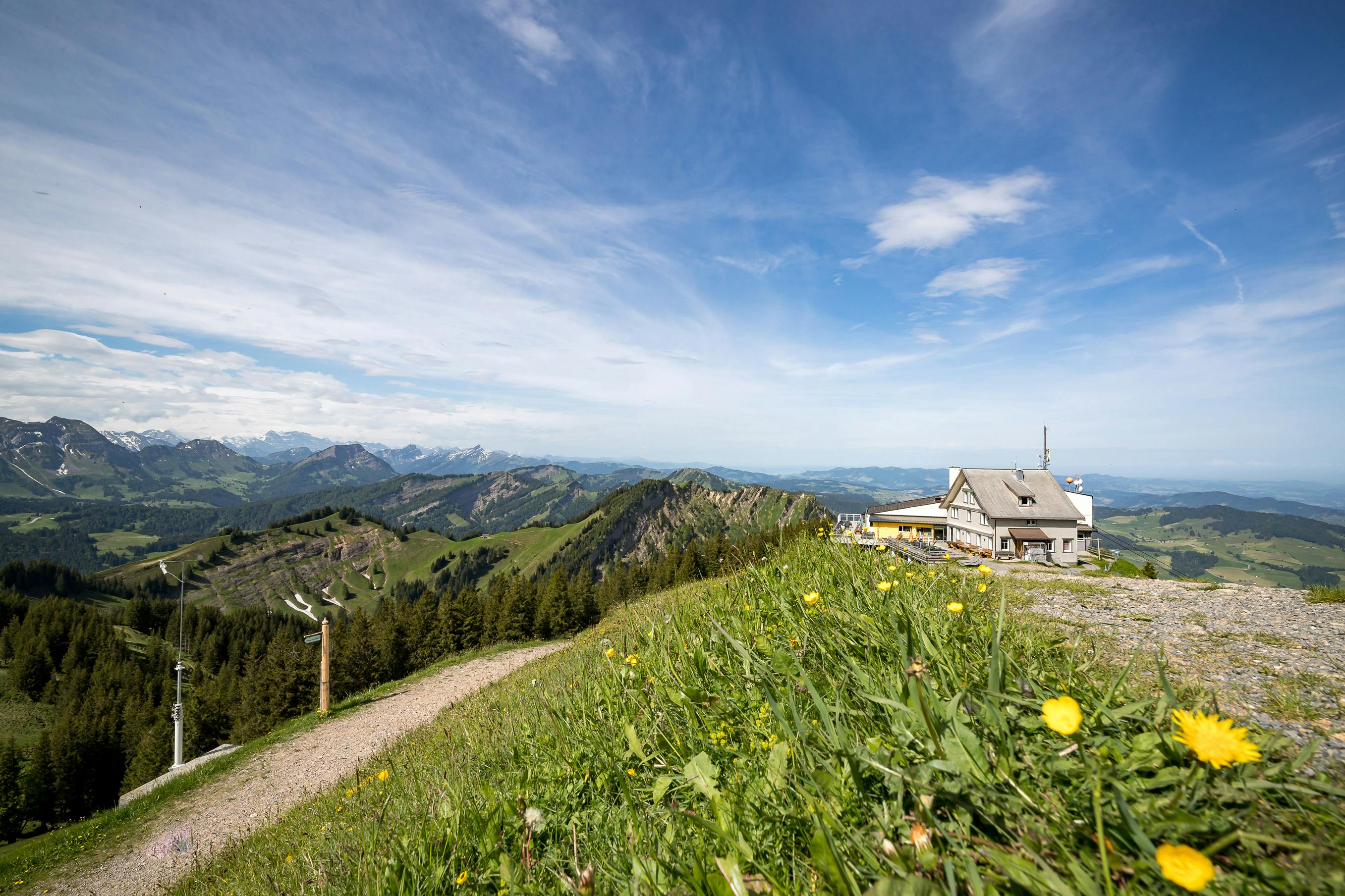 Auf dem ruhigen Berg