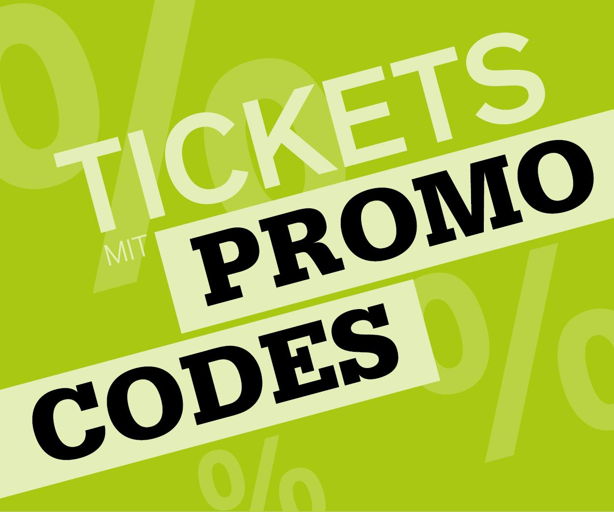 Tickets mit Promocodes