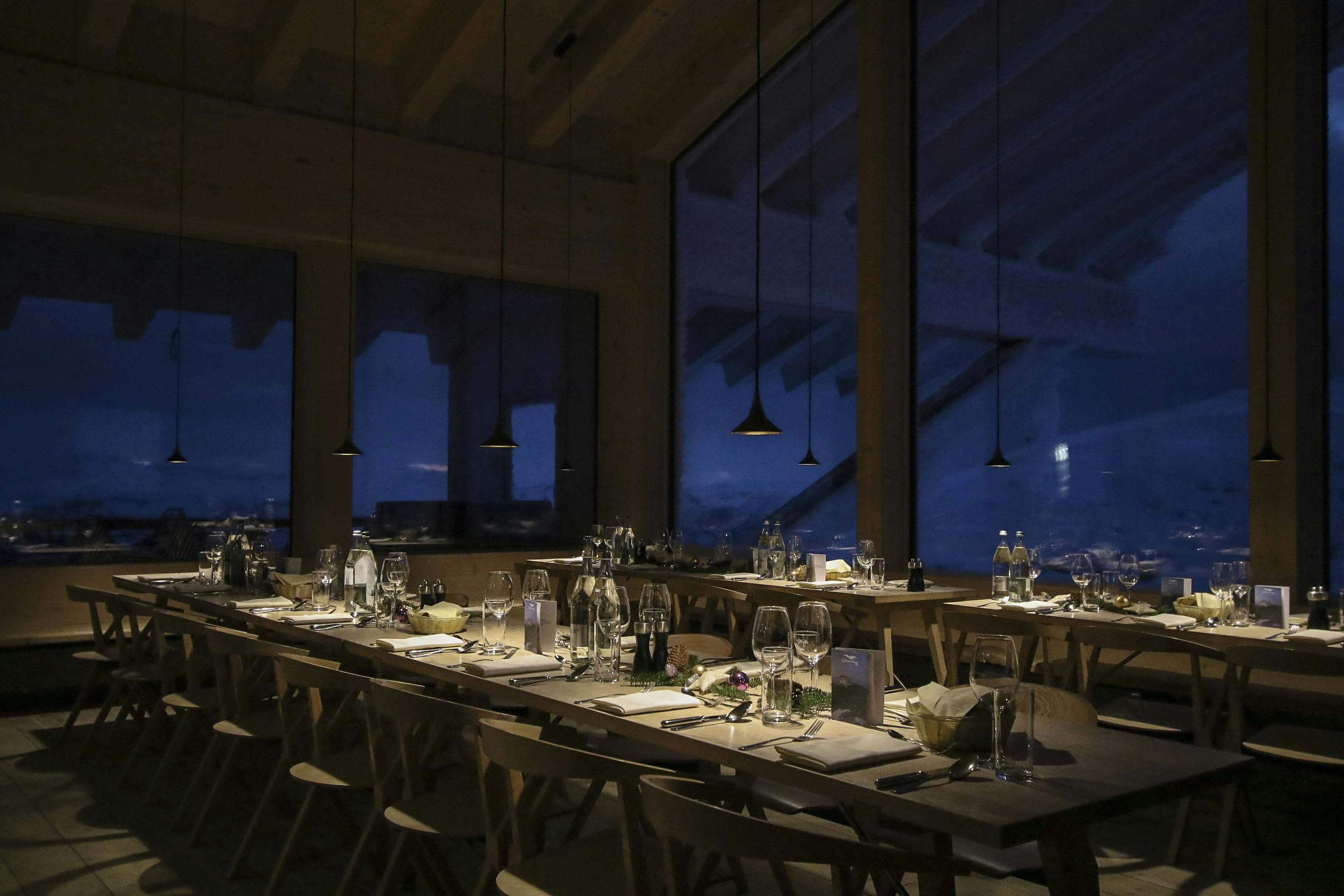 Vollmond Dinner auf dem Chäserrugg