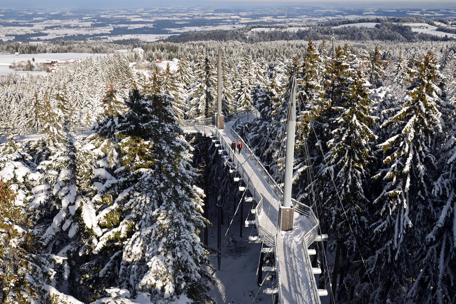 Winter in der Waldwelt Skywalk Allgäu&nbsp;