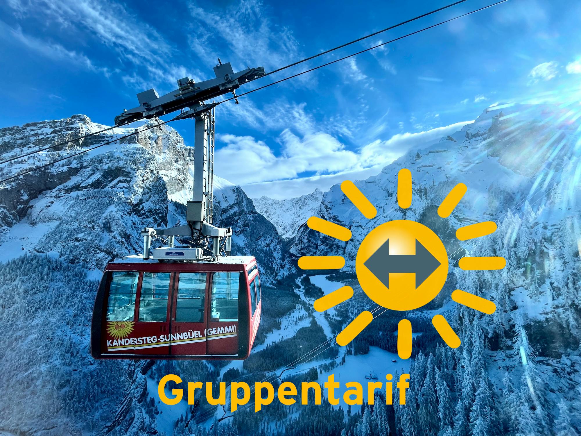 Berg & Talfahrt Kandersteg - Sunnbüel (Gruppentarif)