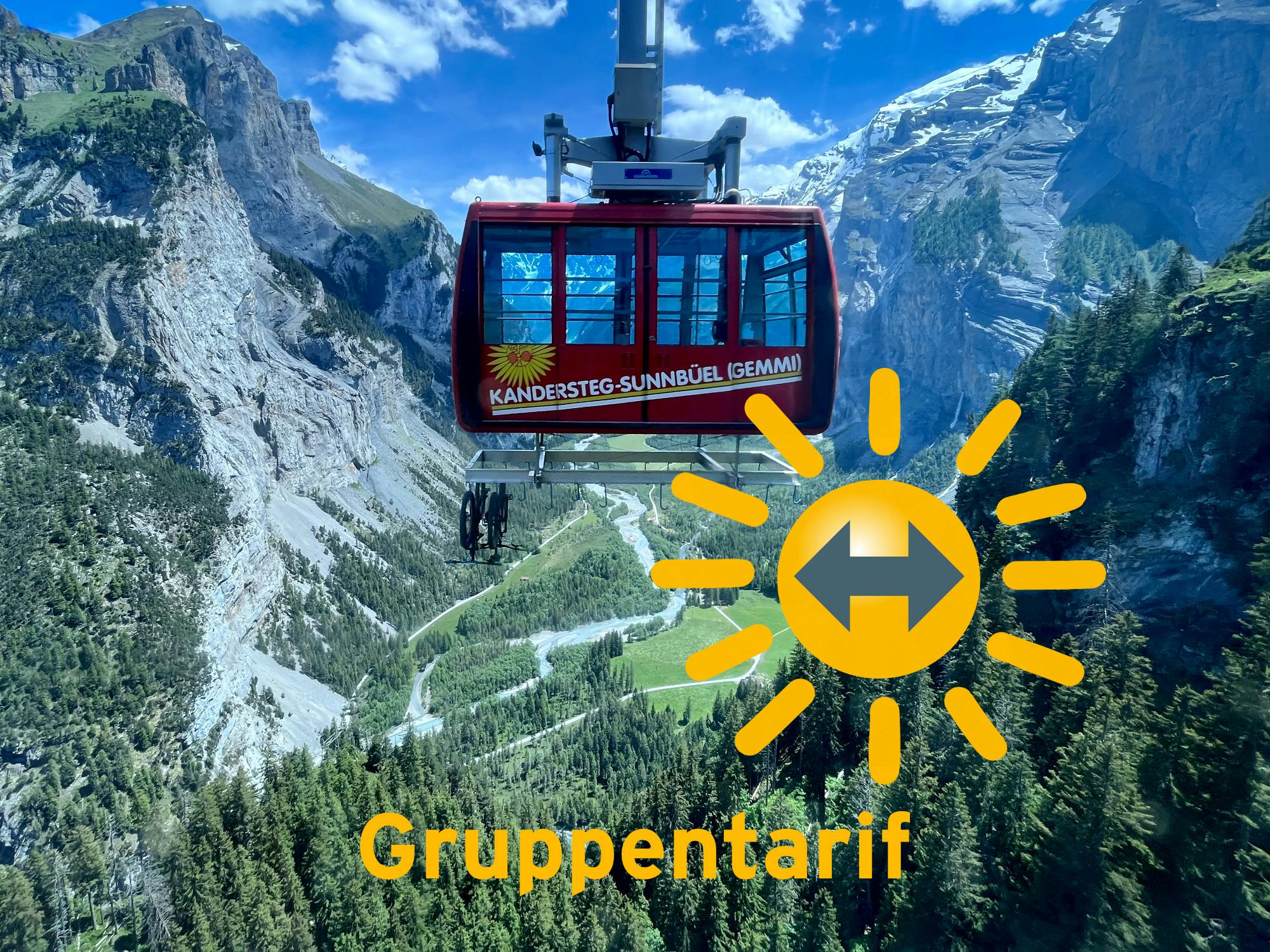 Berg & Talfahrt Kandersteg - Sunnbüel (Gruppentarif)