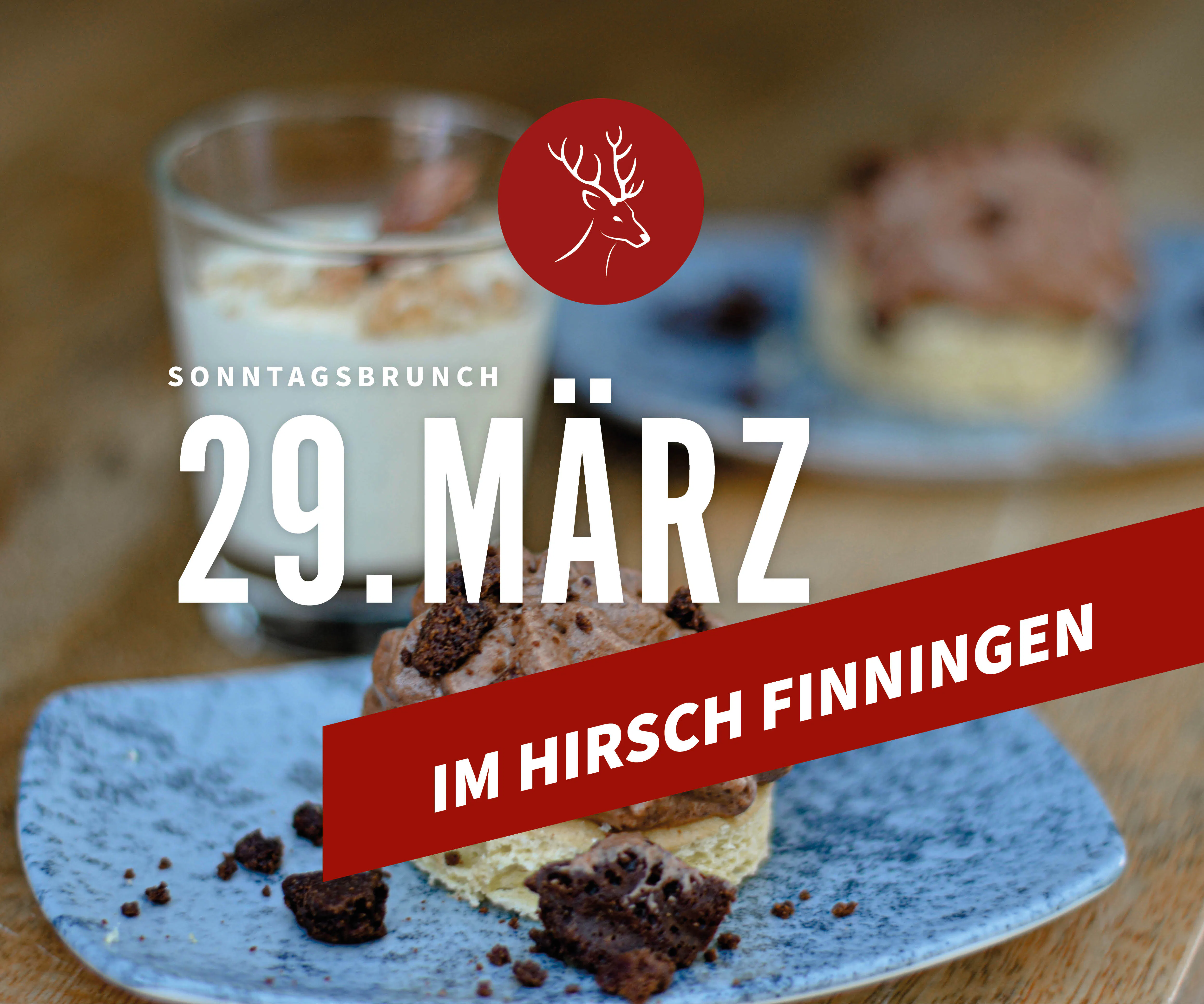 Sonntagsbrunch März im Hirsch, Finningen unter www.hirsch-nu.de buchbar