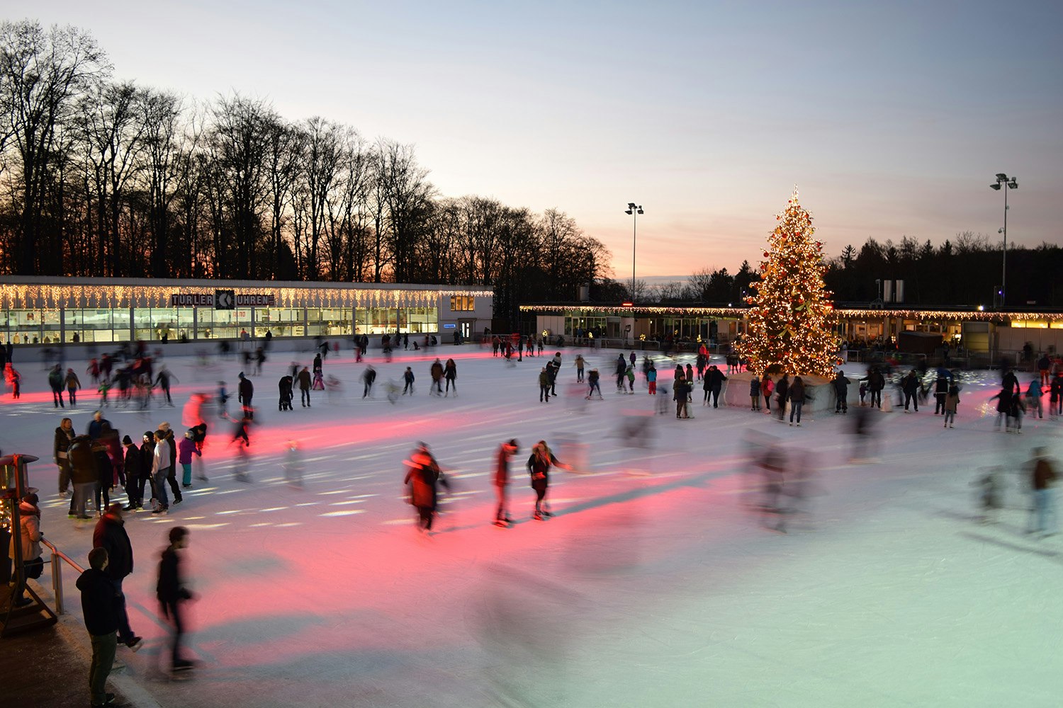 Family ticket ice-skating rink