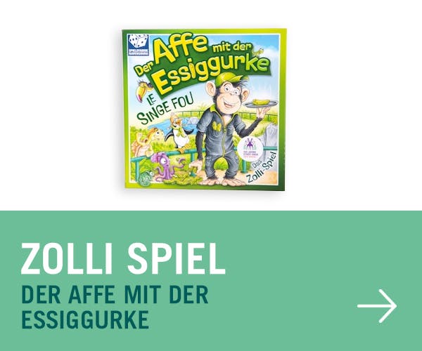 Zolli-Spiel "Der Affe mit der Essiggurke"