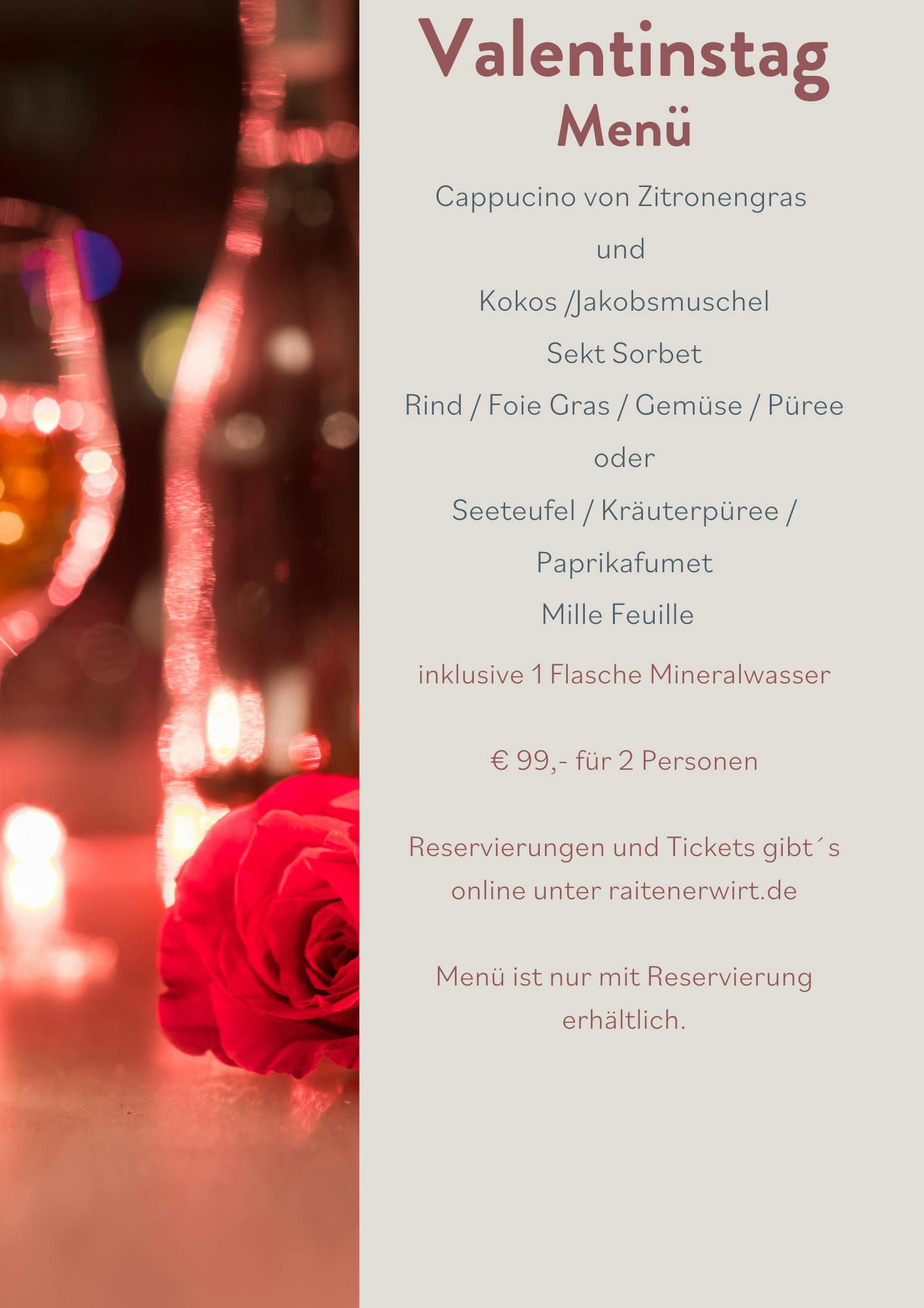 Valentinstag im Raitner Wirt