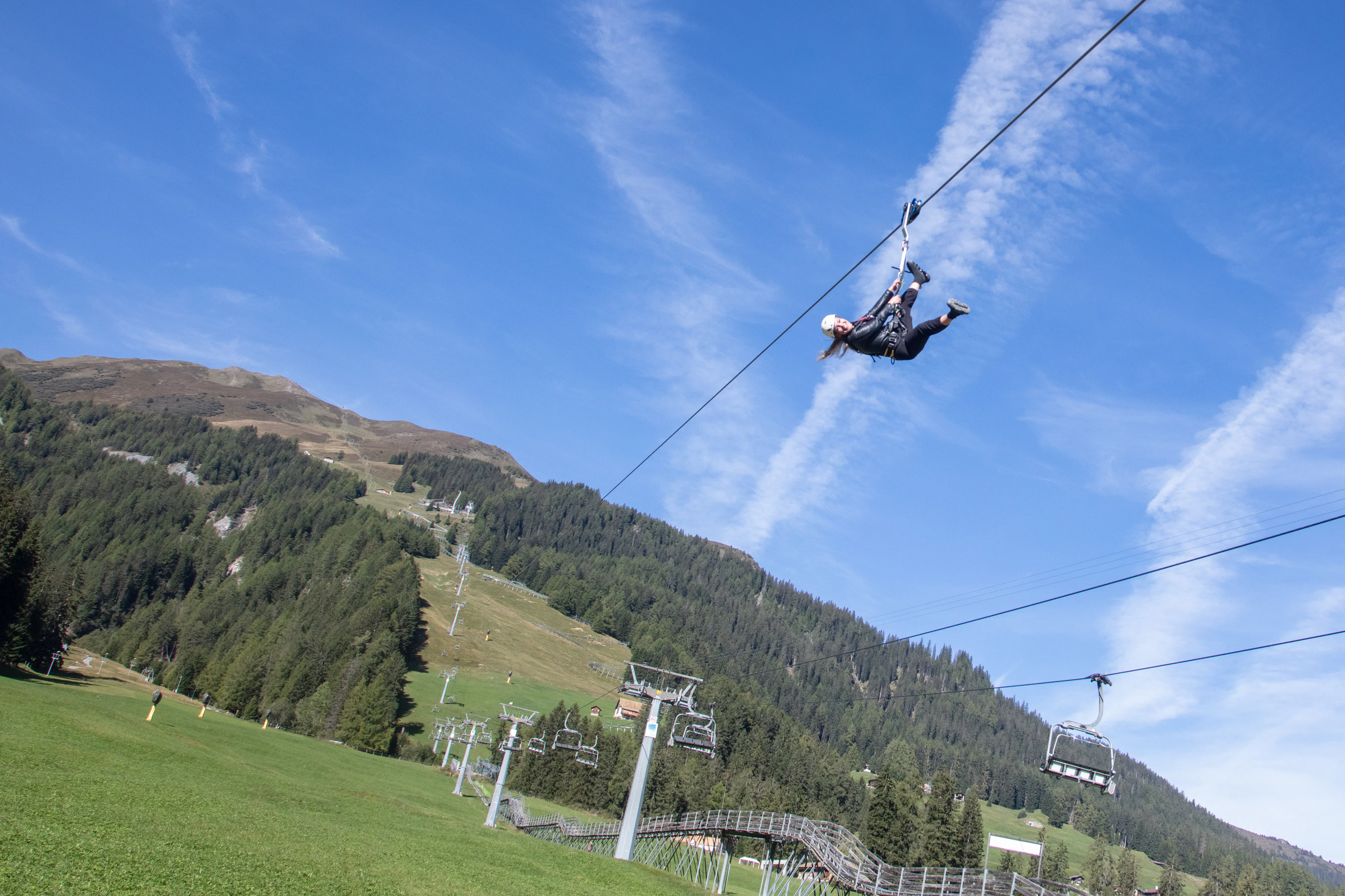 Zipline without chairlift - Erlebnisberg Pradaschier