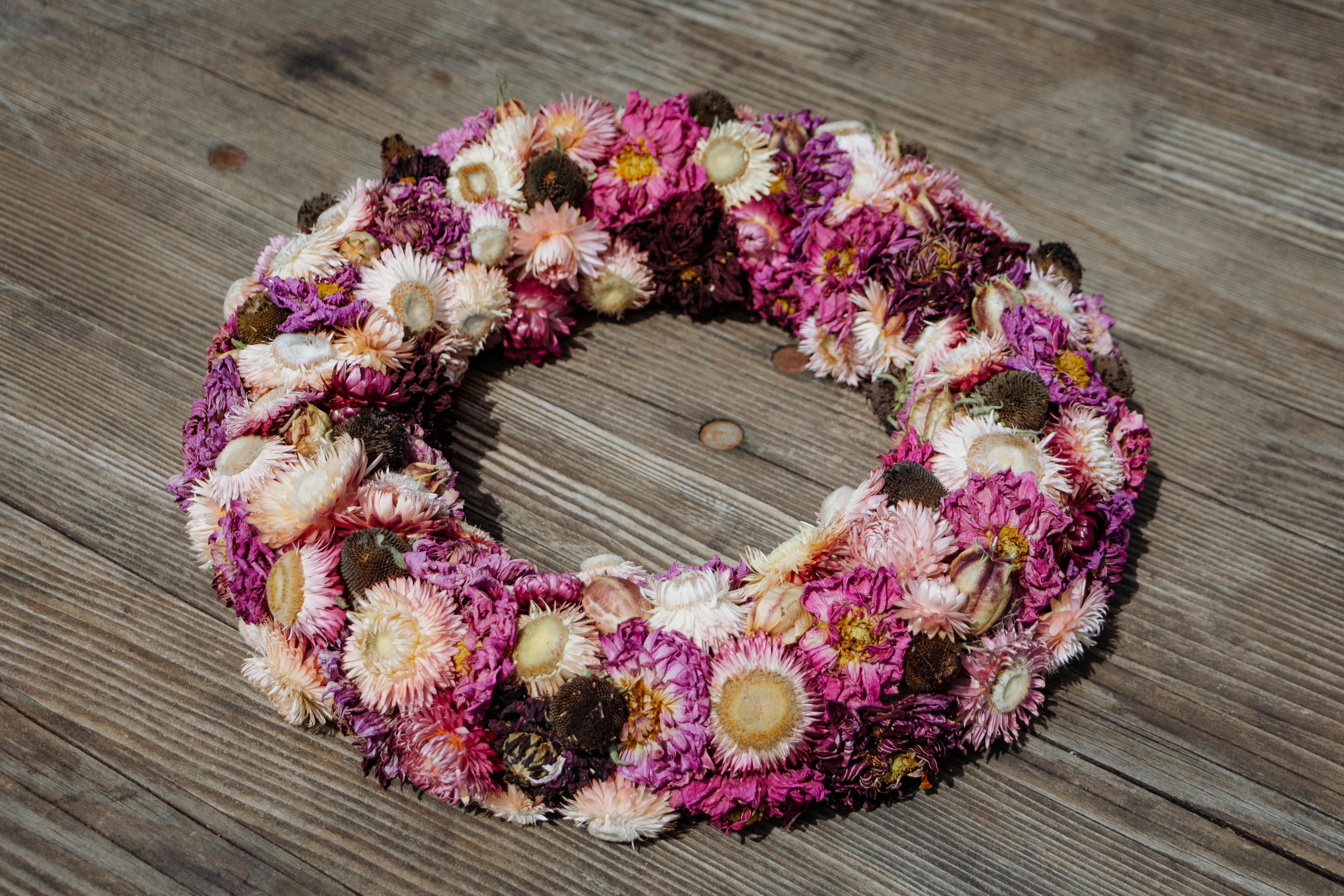 HofAtelier Kurs Trockenblumen 