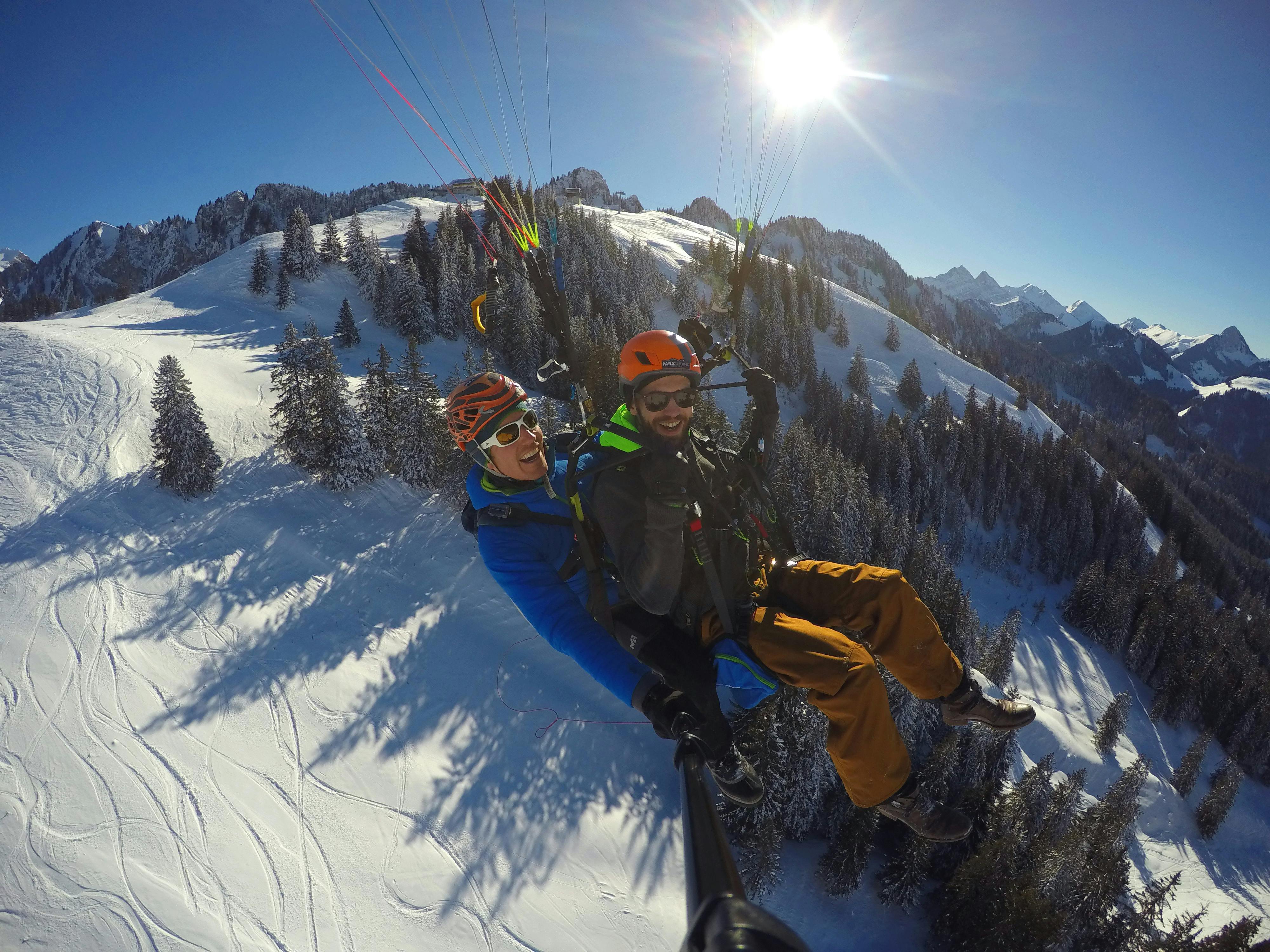 Tandem-Gleitschirmfliegen Flug "Grosser Flug" 