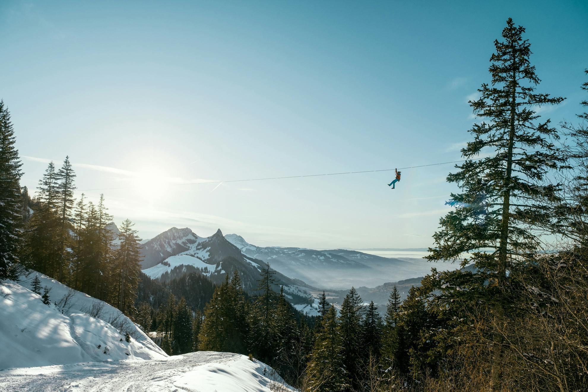 Valley of the zip lines