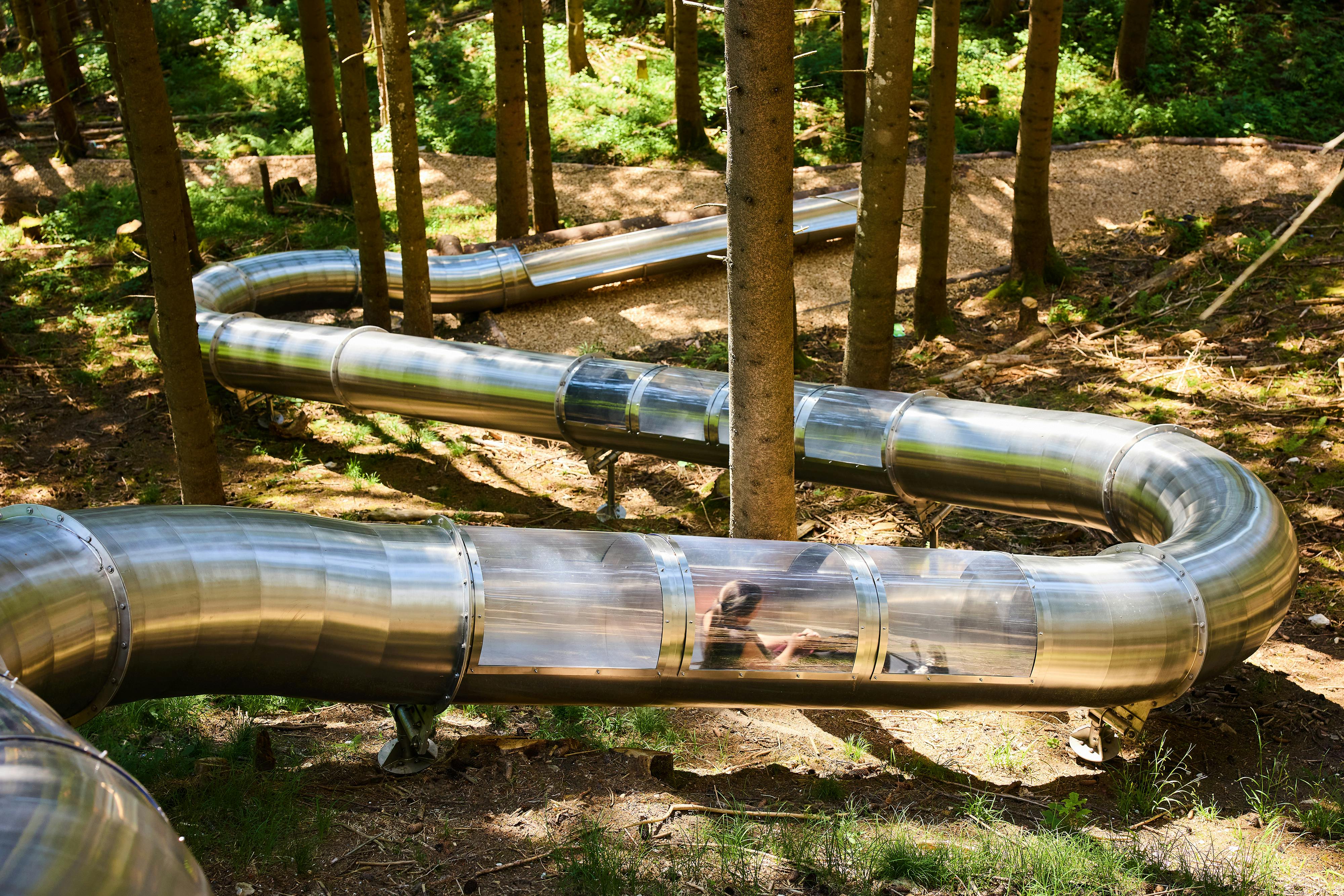 Toboggan trail