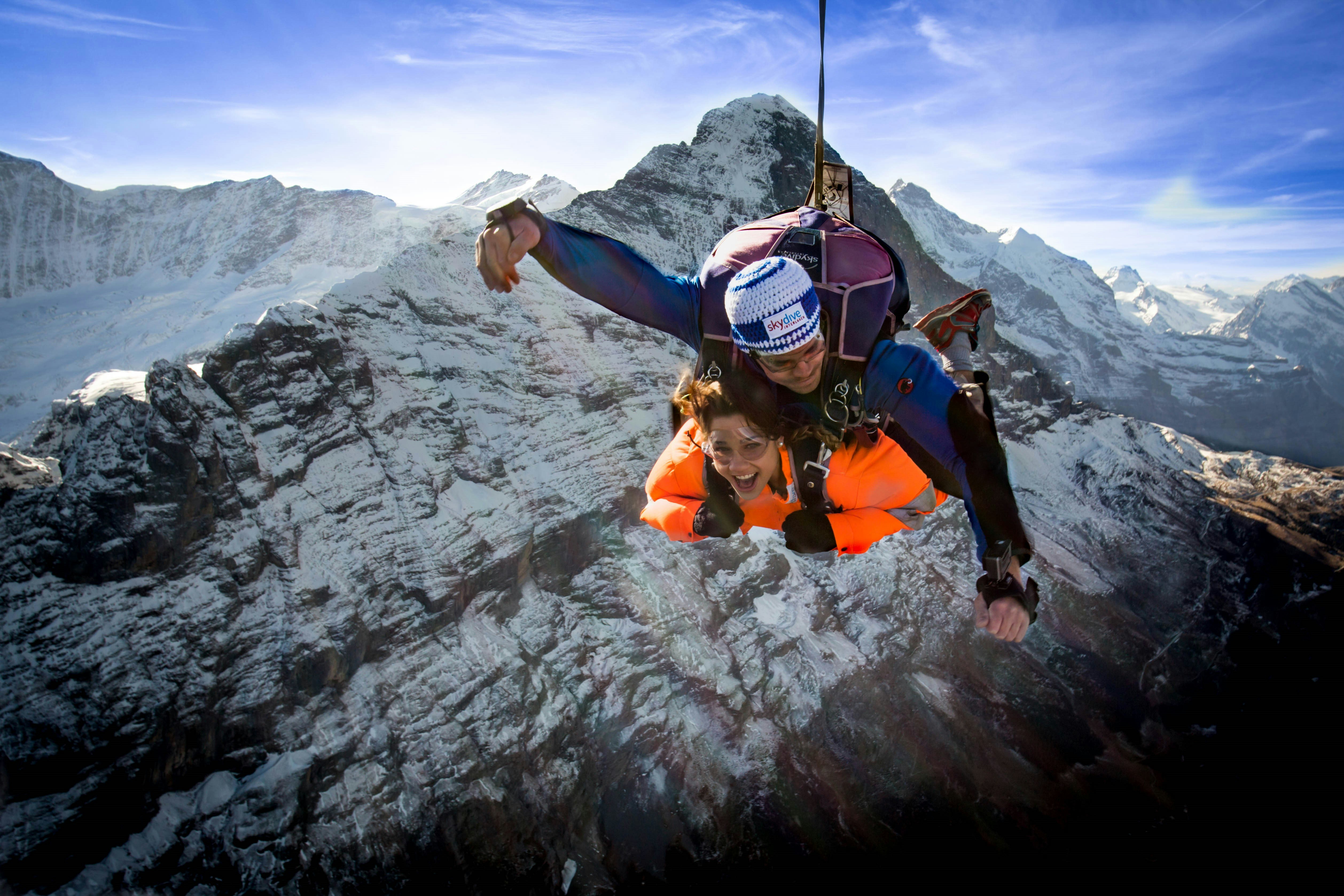 Helikopter Skydive&nbsp;<br><strong>Eiger Jump</strong>