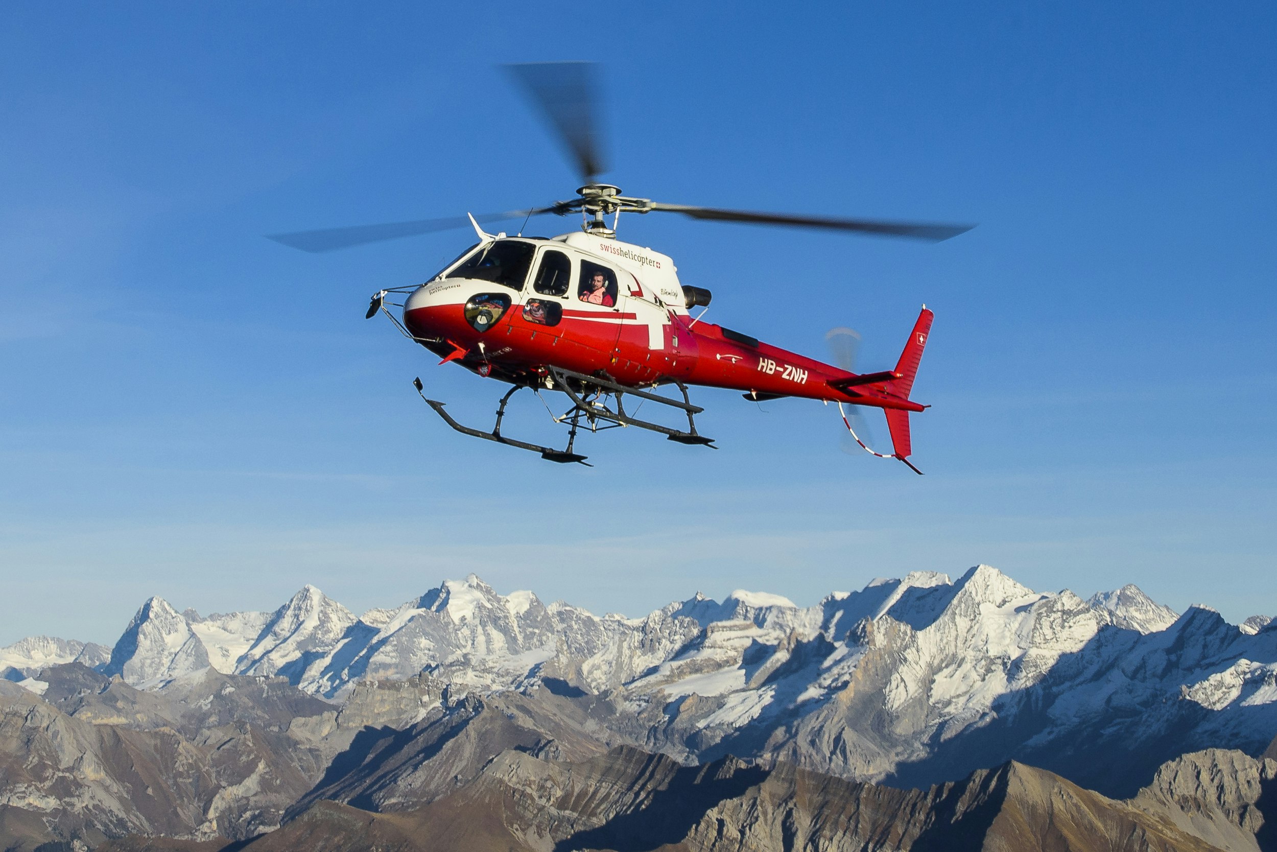 Vol panoramique en hélicoptère<br><strong>Eiger, Mönch et Jungfrau</strong>