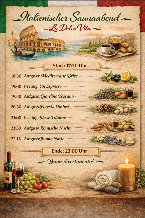 Wellness Events & Aufgüsse