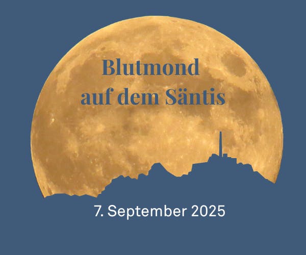 Blutmond auf dem Säntis