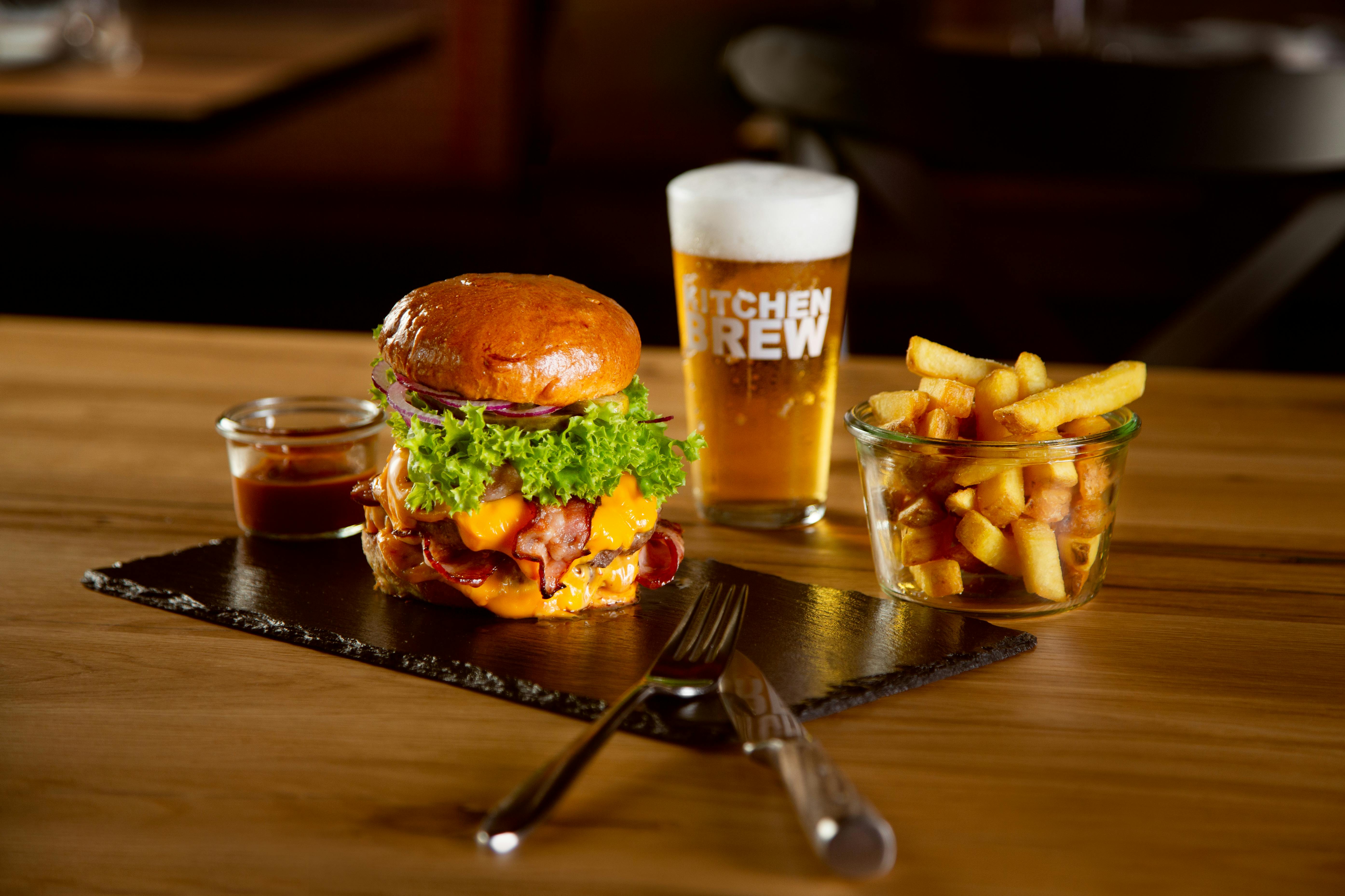 Burger-Time mit <br>Edel-Burger