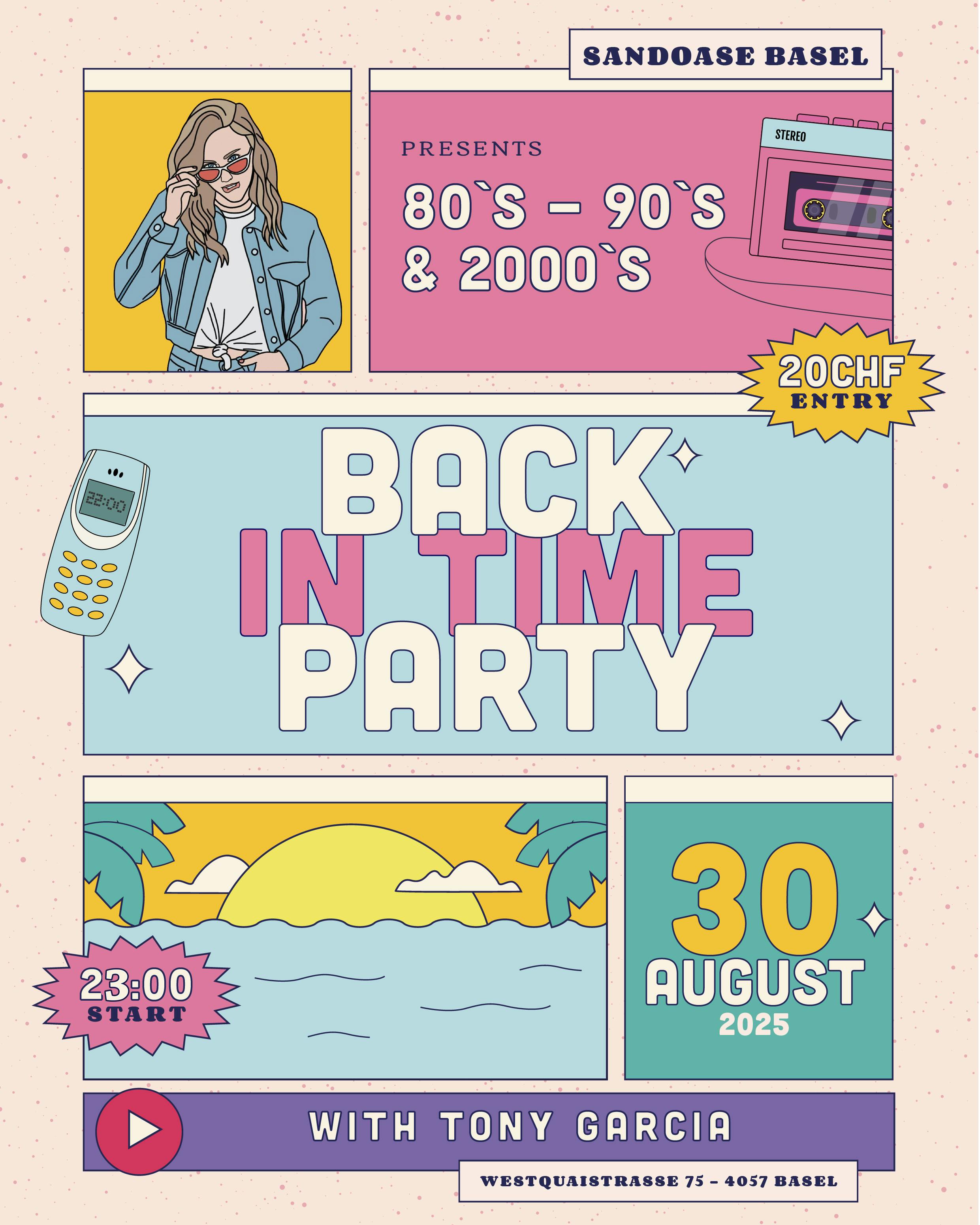 Back in Time Party | Sandoase