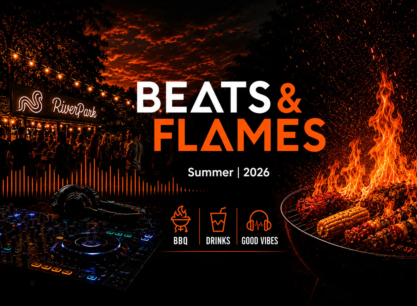 Beats & Flames @RiverPark