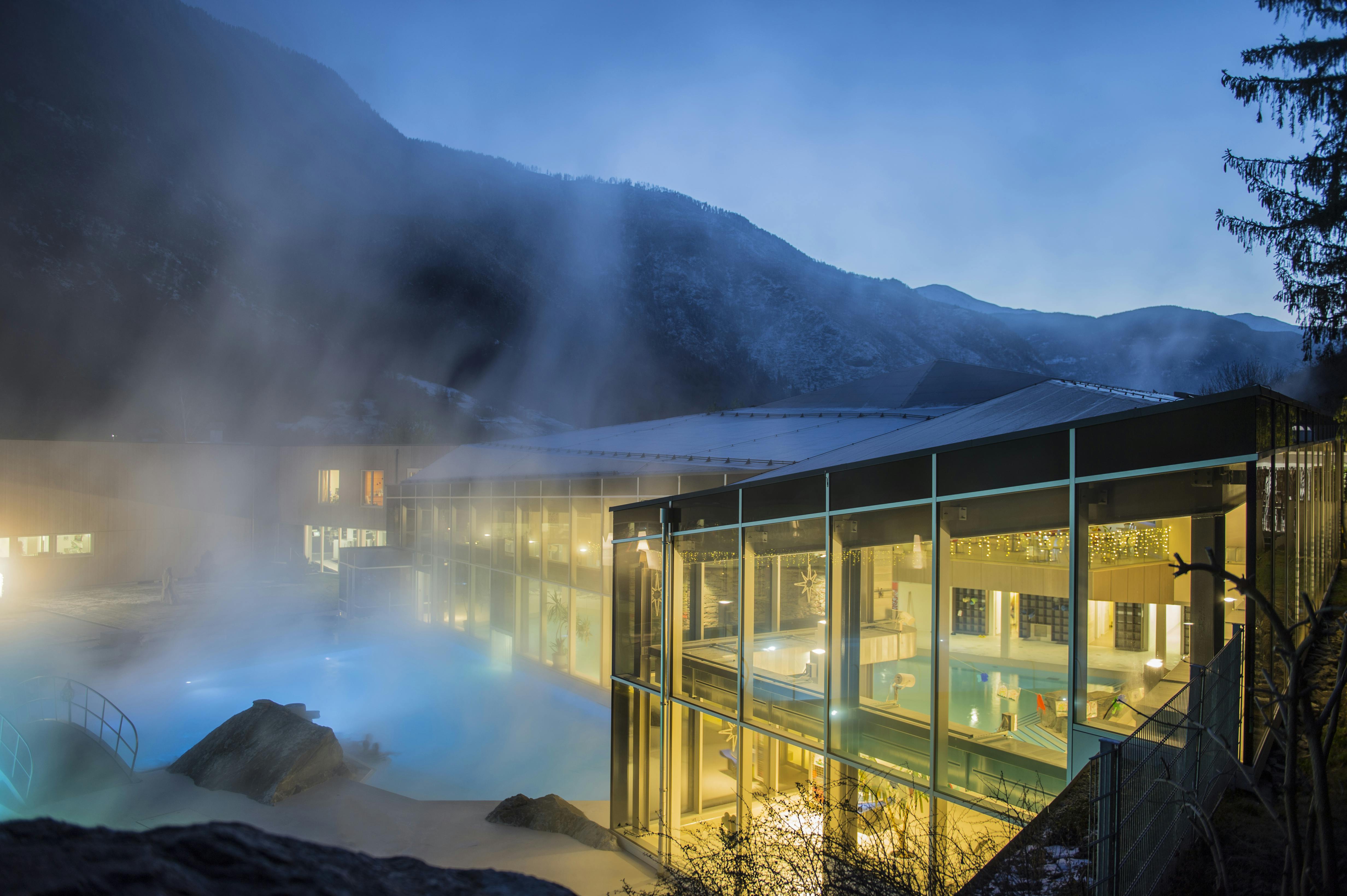 Wellness in den Thermen von Brigerbad<br>